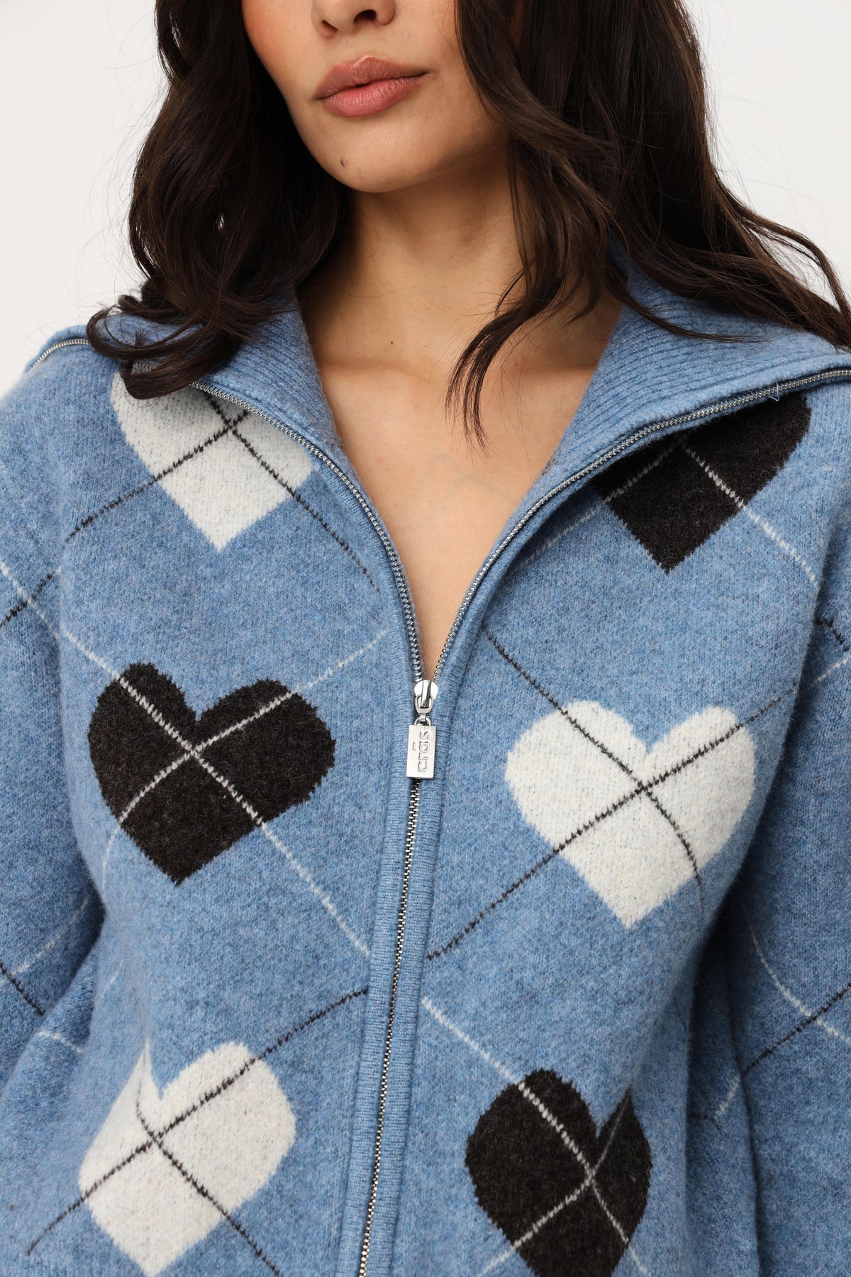 CRAS Siricras Cardigan Cardigan 7037 Blue Hearts