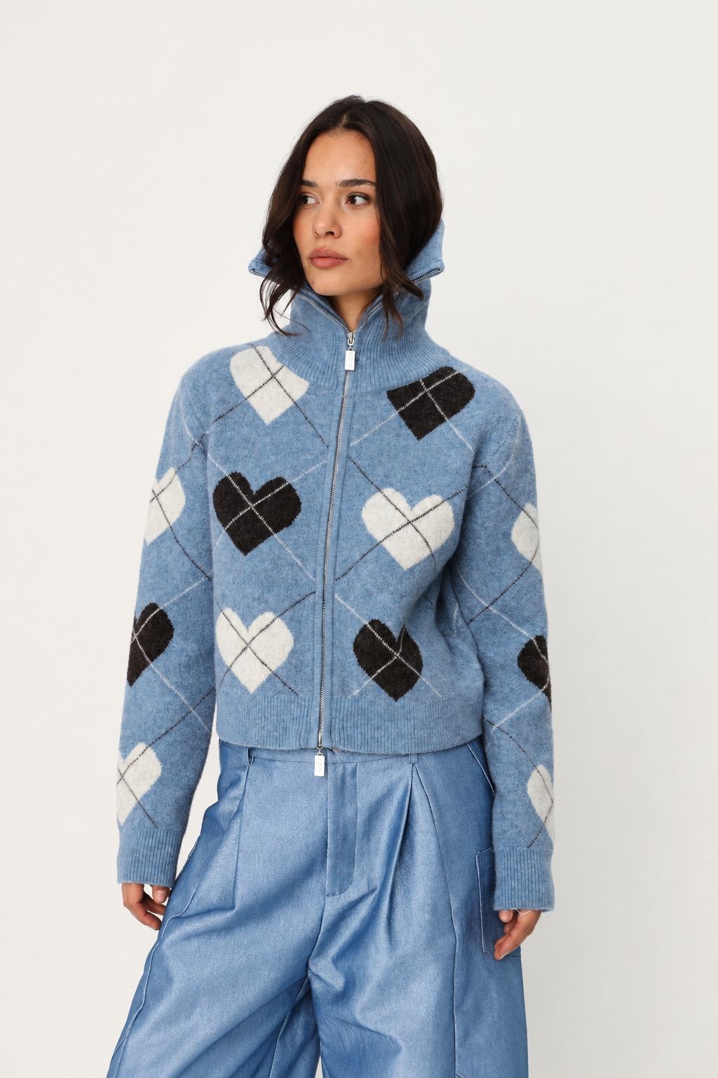 CRAS Siricras Cardigan Cardigan 7037 Blue Hearts