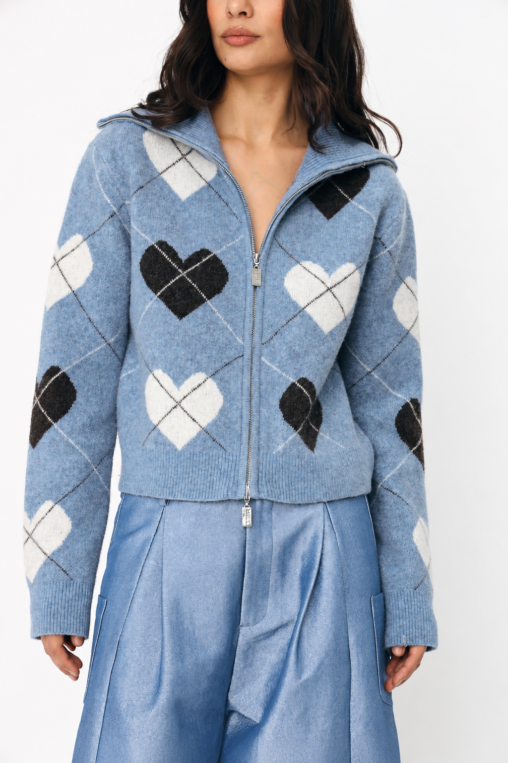 CRAS Siricras Cardigan Cardigan 7037 Blue Hearts
