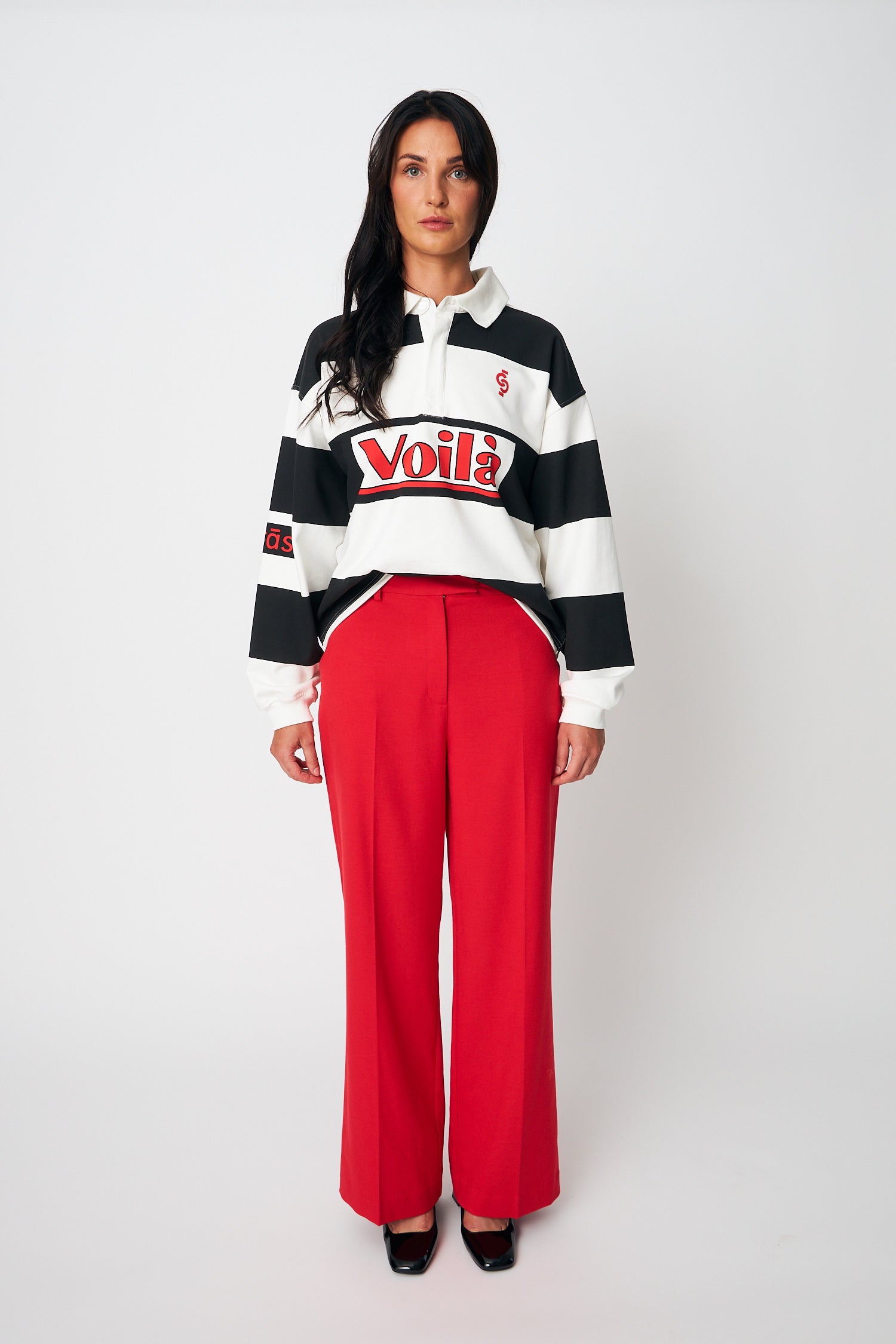 CRAS Sistacras Blouse Blouse 8150 Black Ivory