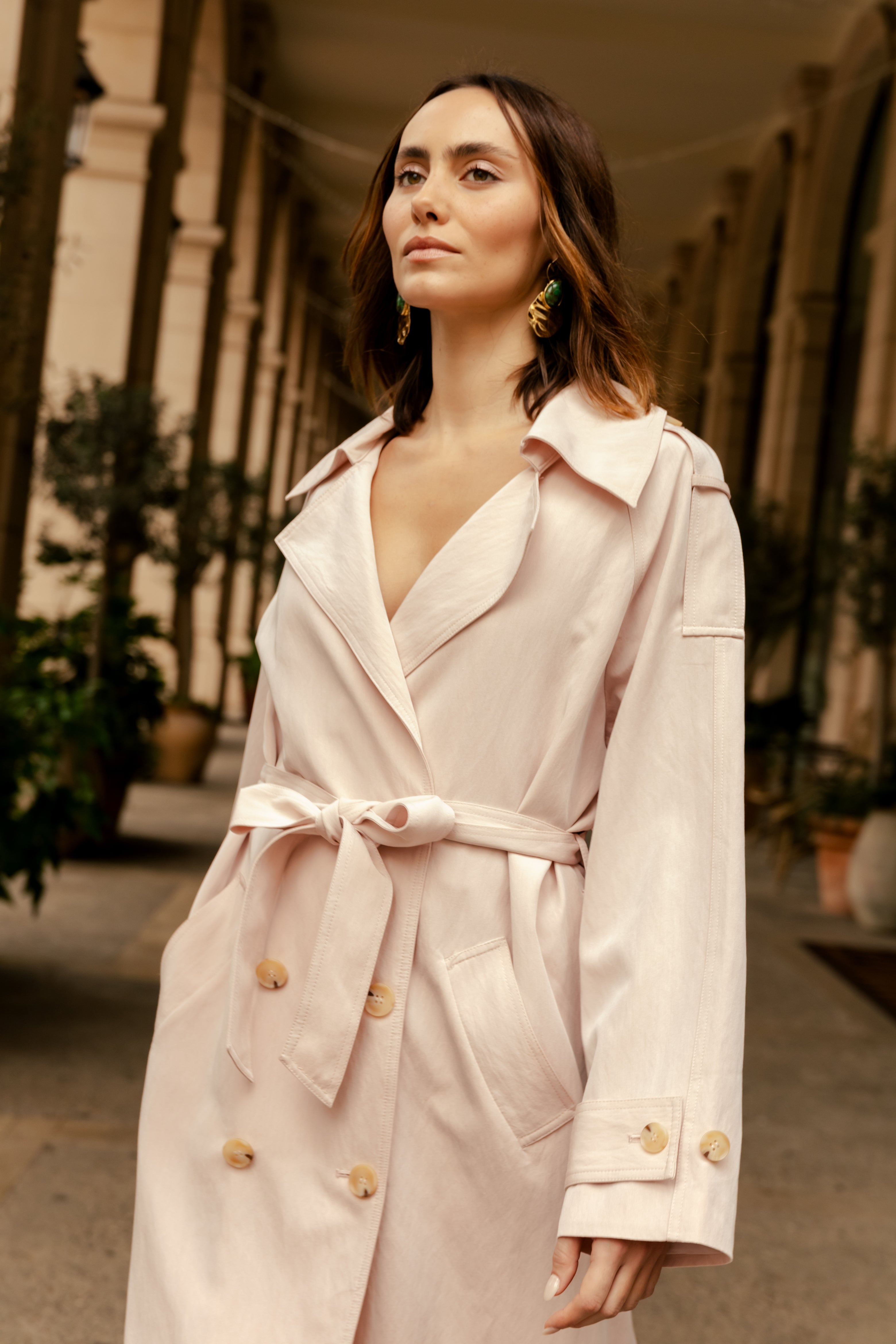 CRAS Spriicras Trench Coat Coat 4051 Orchid Pink