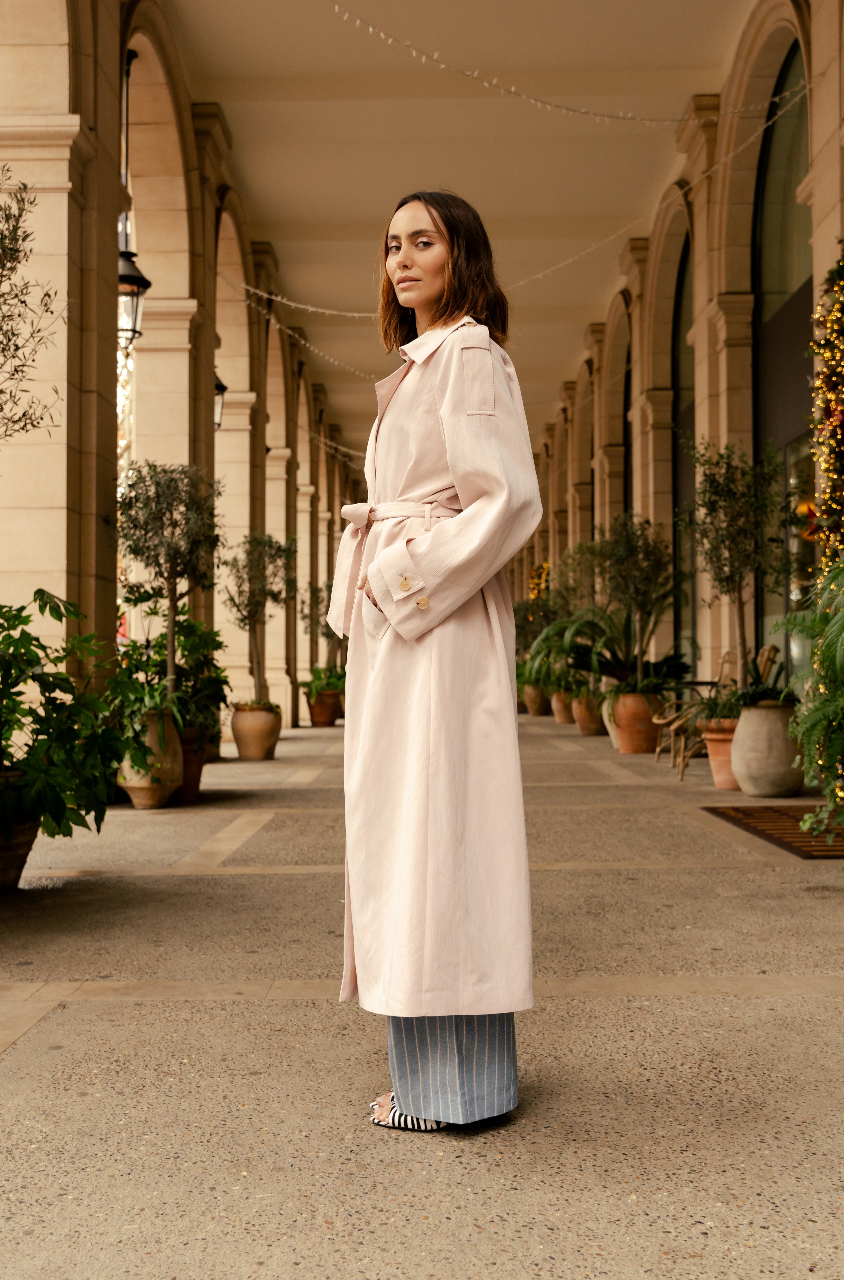 CRAS Spriicras Trench Coat Coat 4051 Orchid Pink