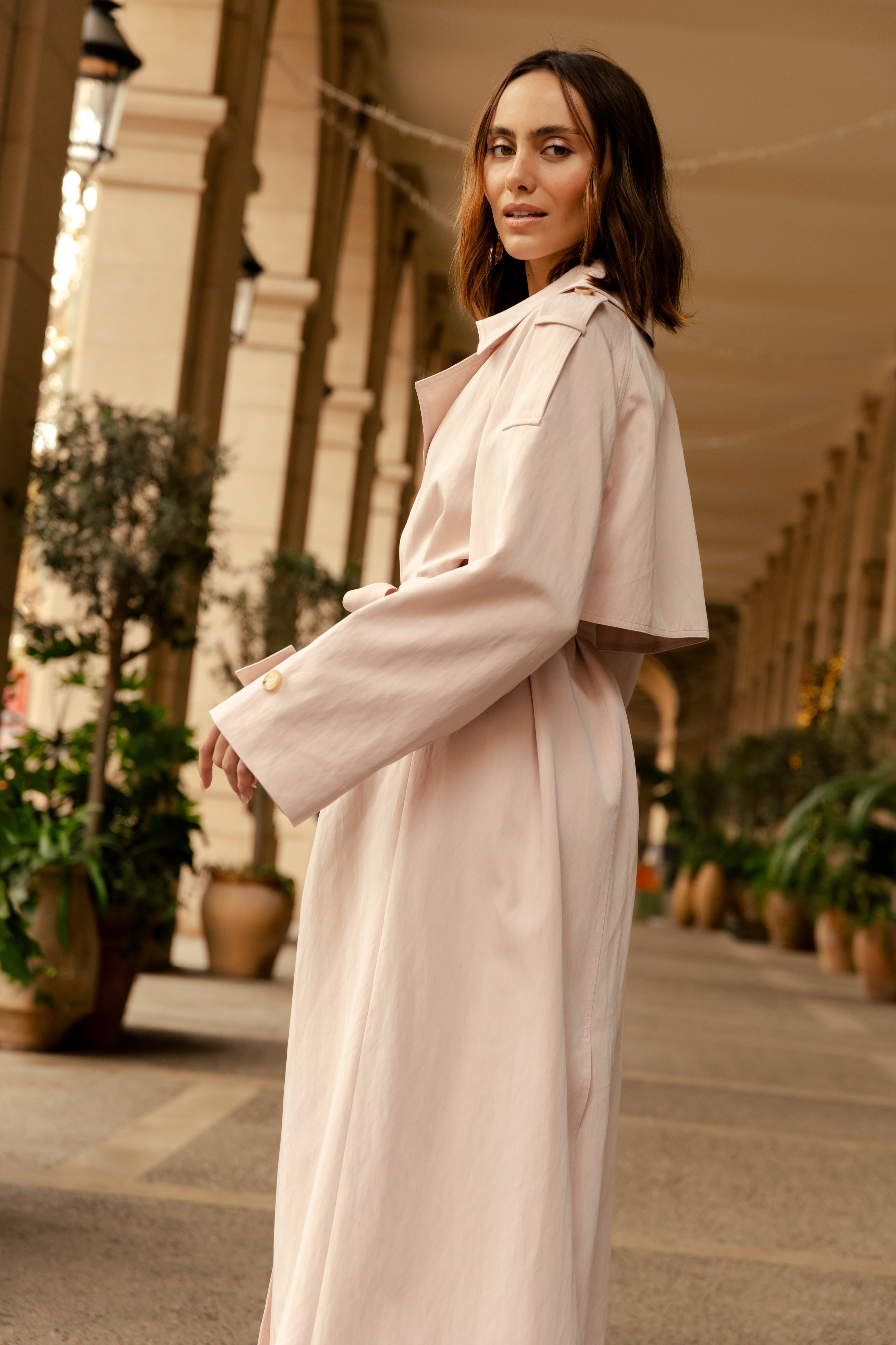CRAS Spriicras Trench Coat Coat 4051 Orchid Pink