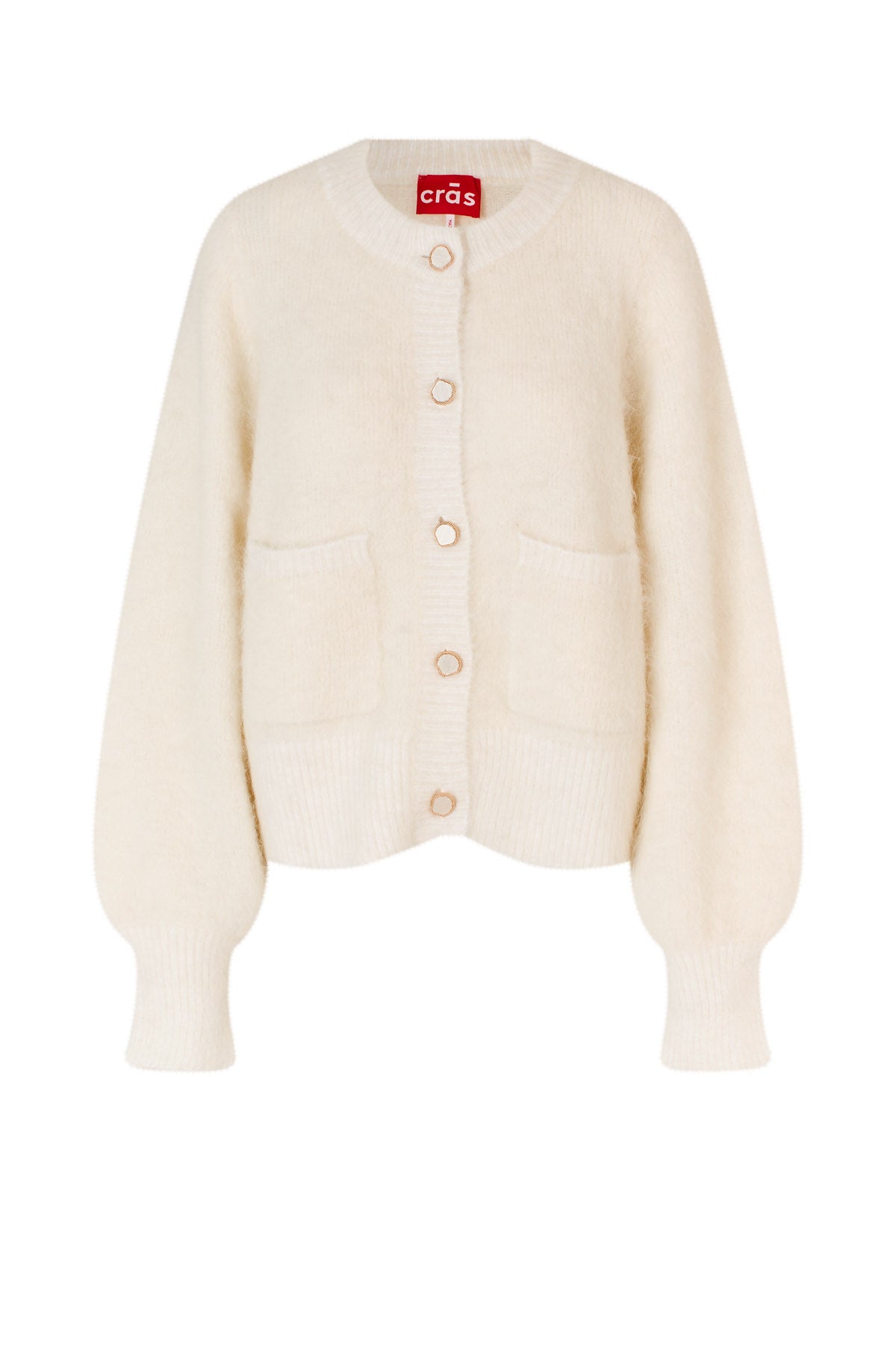 CRAS Steviecras Cardigan Knit 1007 Off White