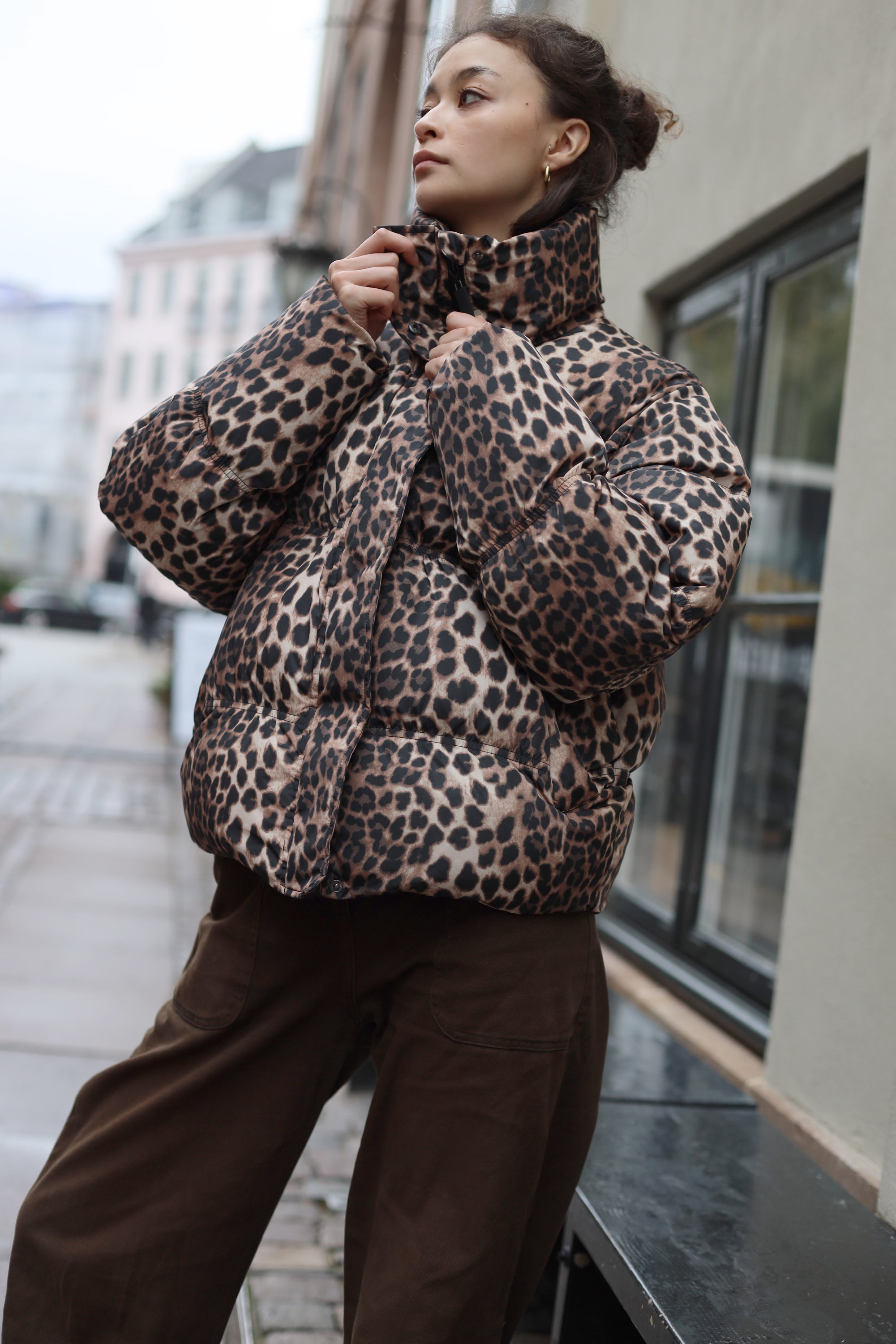 CRAS Valenciacras Puffer Jacket Jacket Leo Tanned