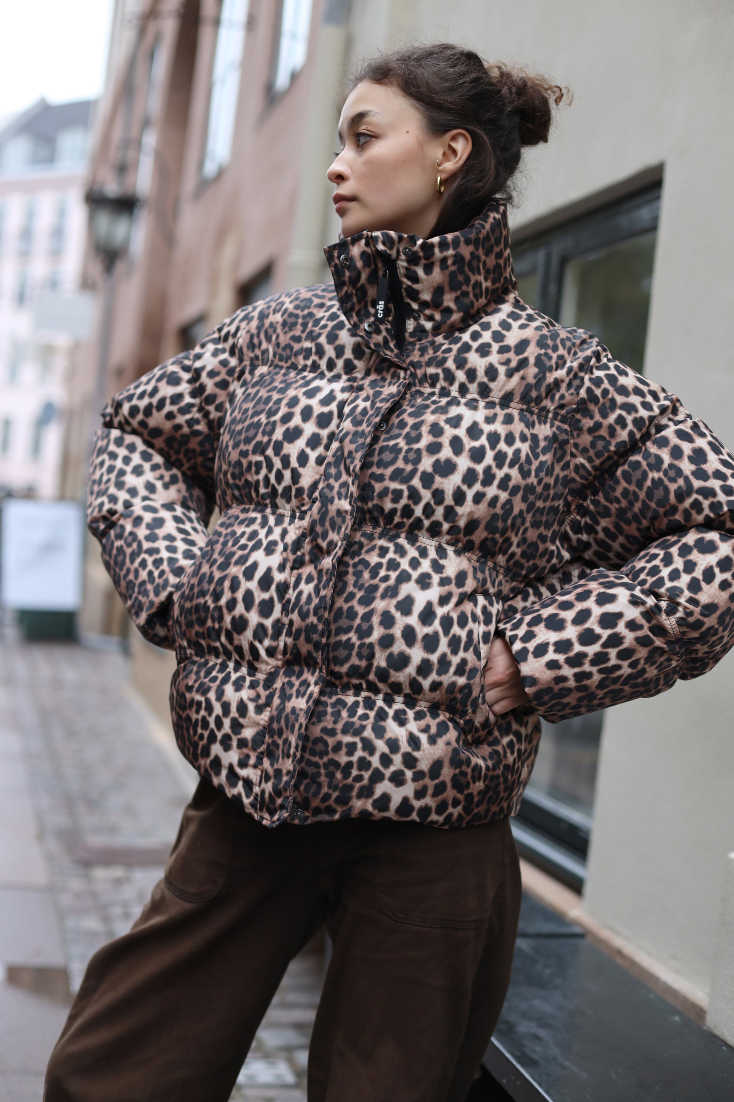 CRAS Valenciacras Puffer Jacket Jacket Leo Tanned