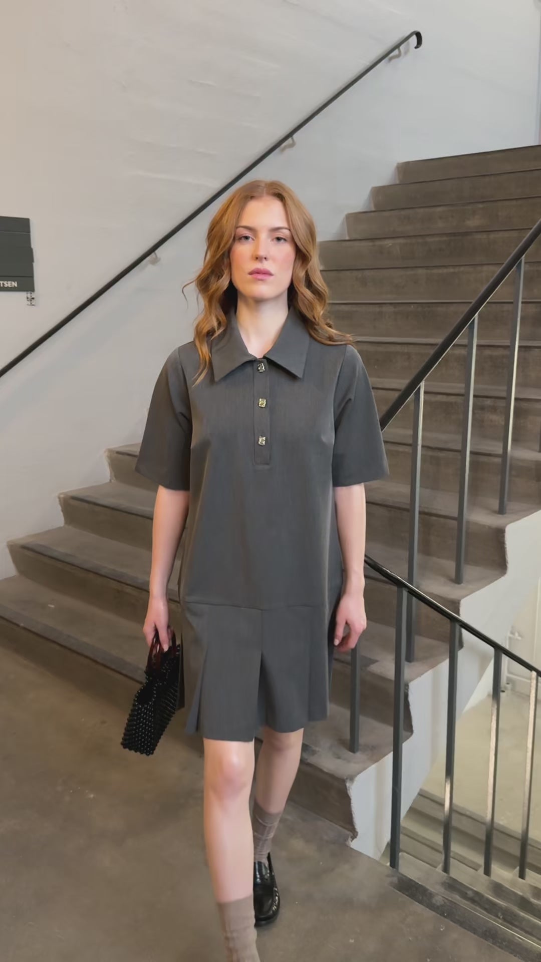 CRAS Teegancras Dress Dress 9006 Dark Grey