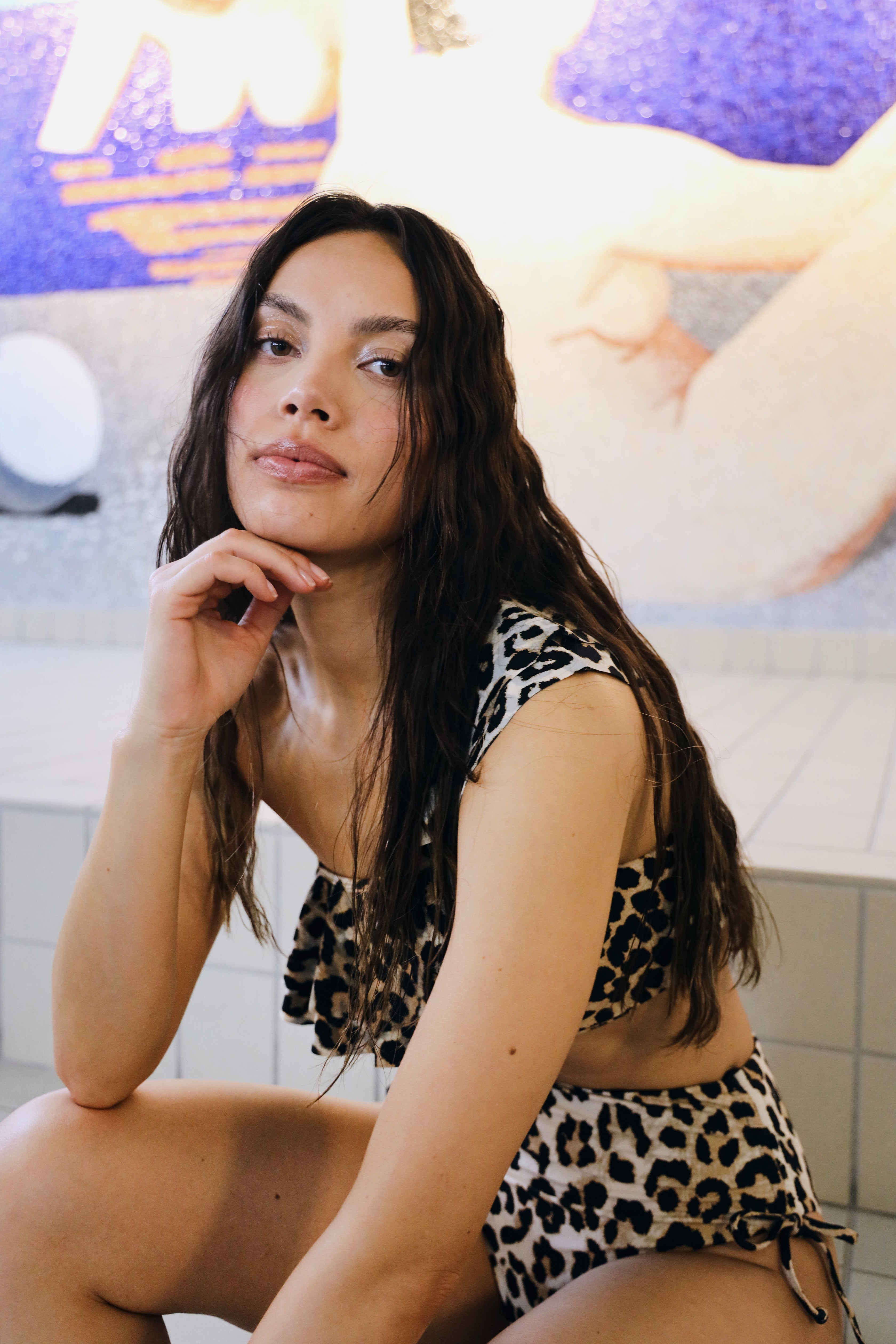 CRAS Agnes Bikini Top Swimwear 8067 Urban Leo