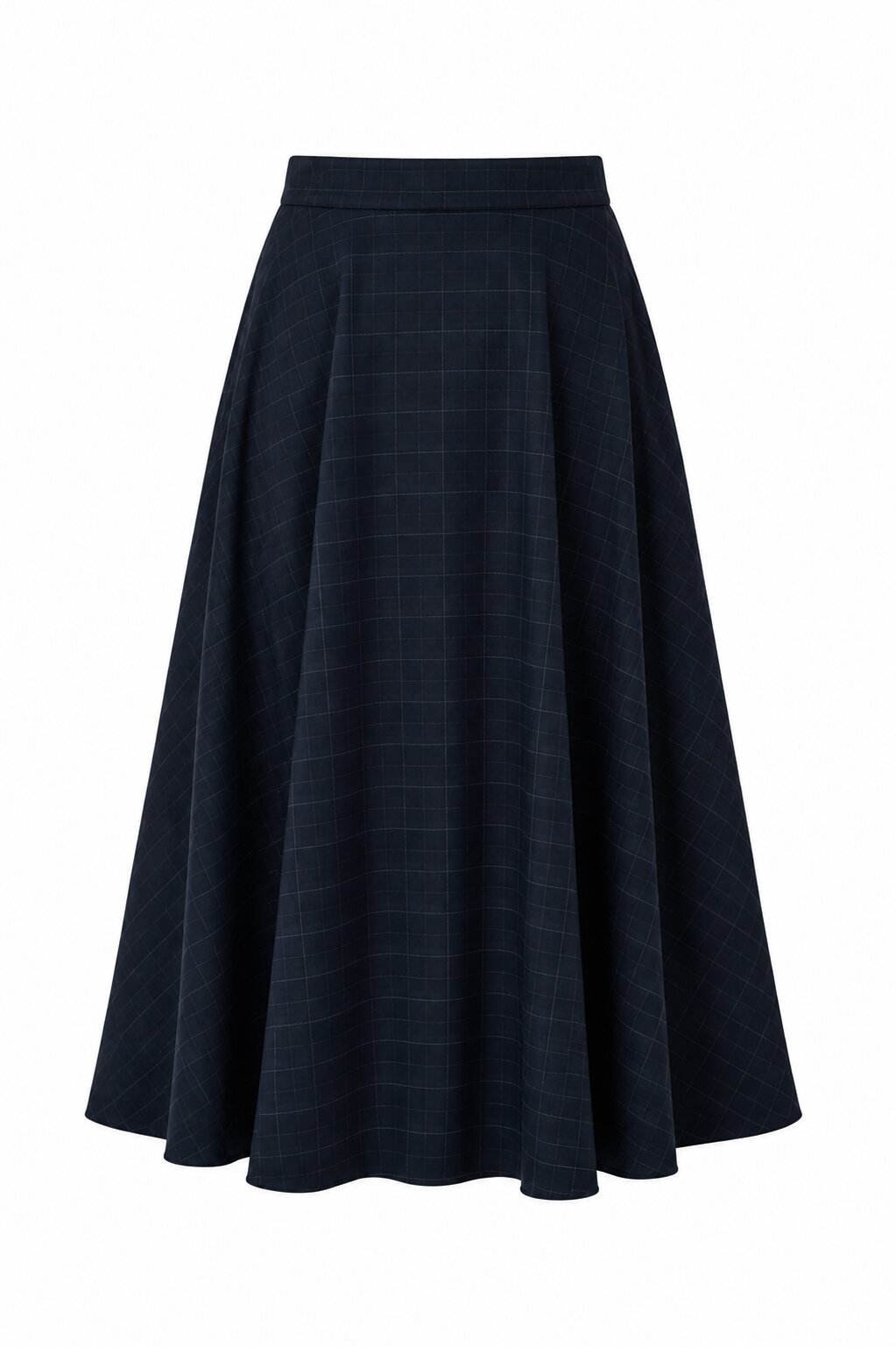 CRAS Aishacras Skirt Skirt Dark Grey Check