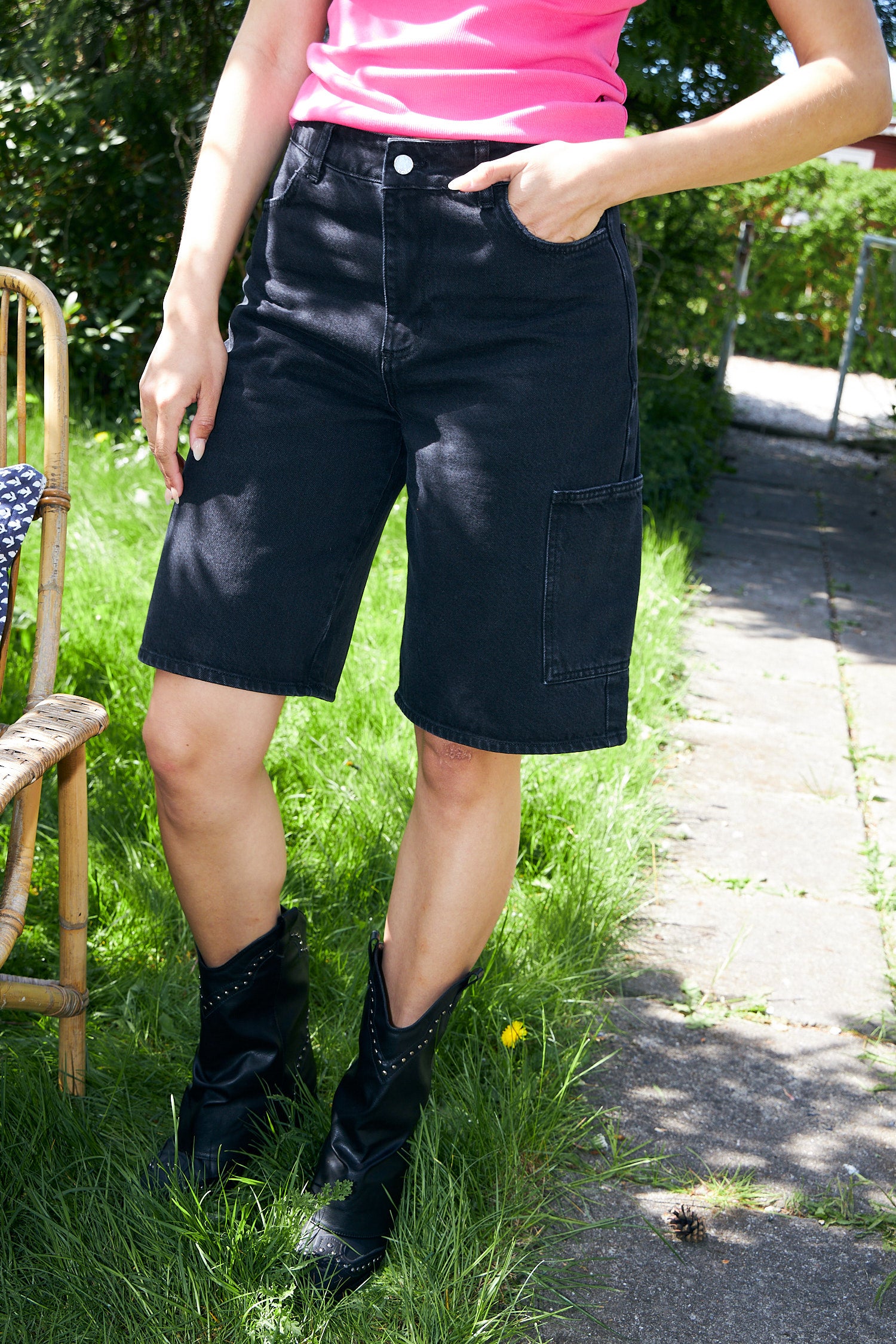 Cras Exclusive Ariacras Shorts Shorts 9007 Faded Black