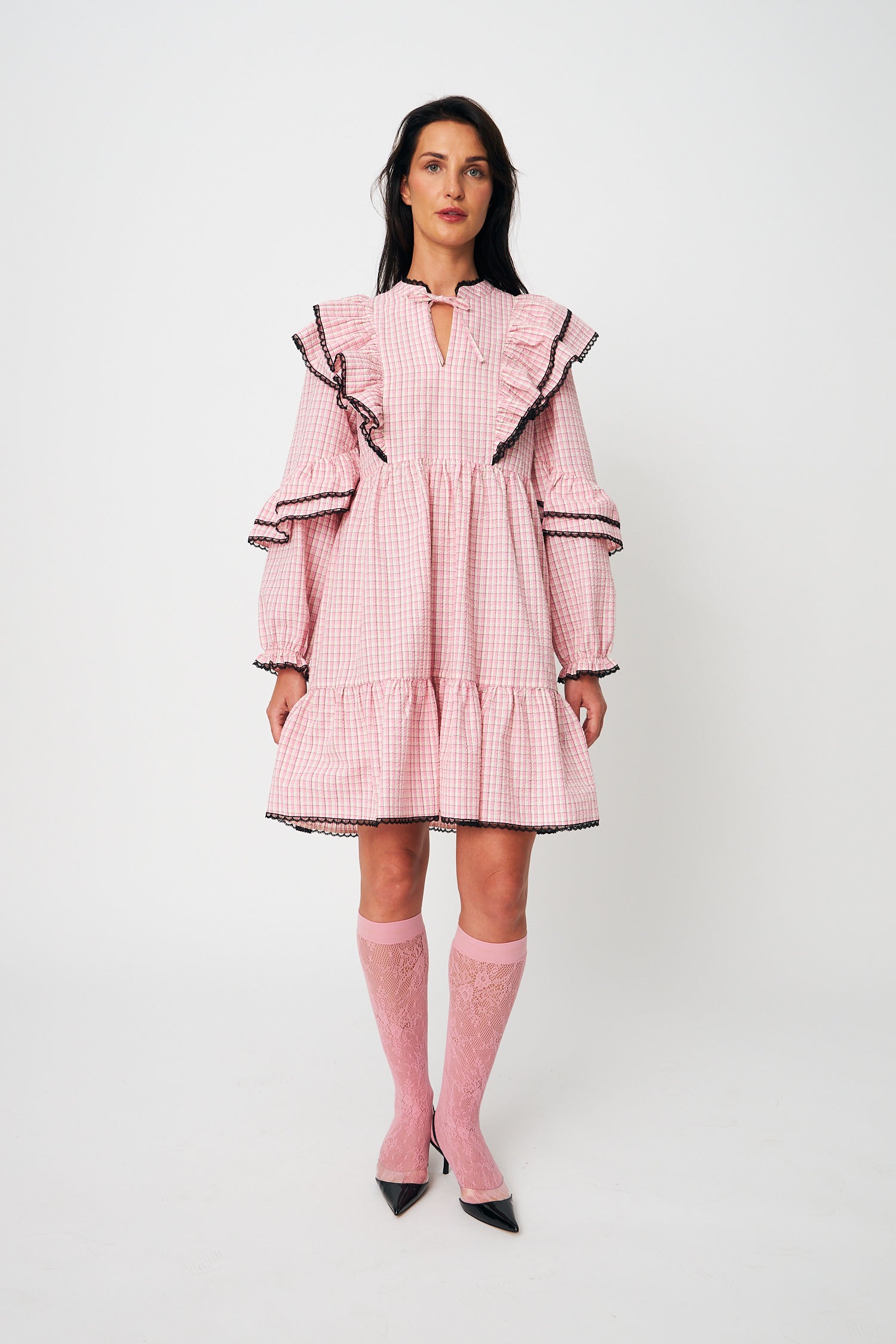 CRAS Aspacras Dress Dress 8114 Pink Check