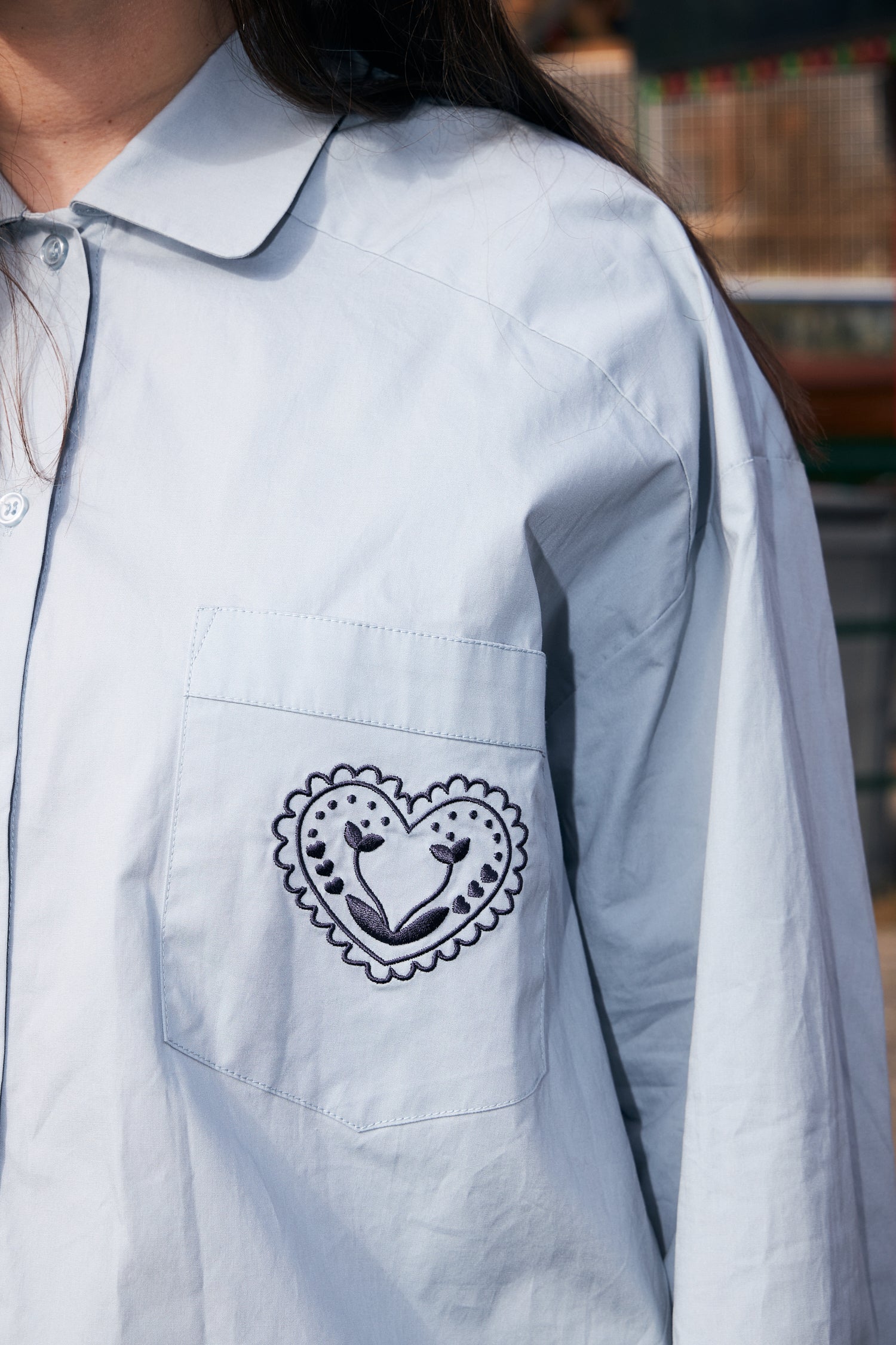 Cras Exclusive Beatricecras Shirt Shirt 7002 Pale Blue