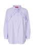 Bloomingcras Shirt - Purple Stripe