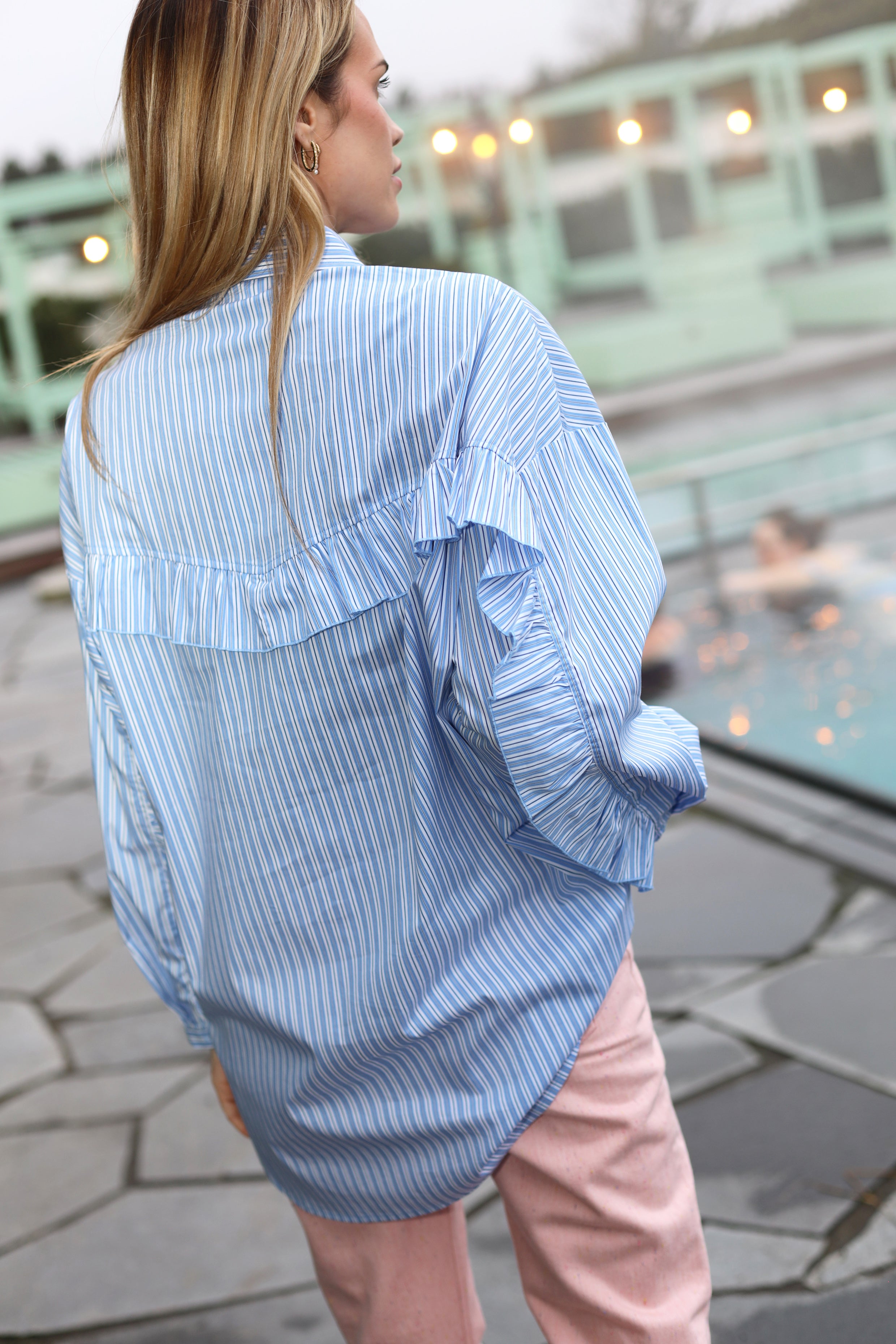 CRAS Bloomingcras Shirt Shirt 7021 Blue Stripe