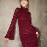 CRAS Brendacras Dress Dress 4030 Bordeaux