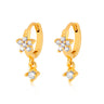 CRAS Jewellery BrightonCras Earring Jewellery 18K Gold Plated Crystal CZ