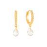 CRAS Jewellery CambridgeCras Earring Jewellery 18K Gold Plated Crystal CZ
