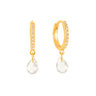 CRAS CambridgeCras Earring Jewellery 18K Gold Plated Crystal CZ