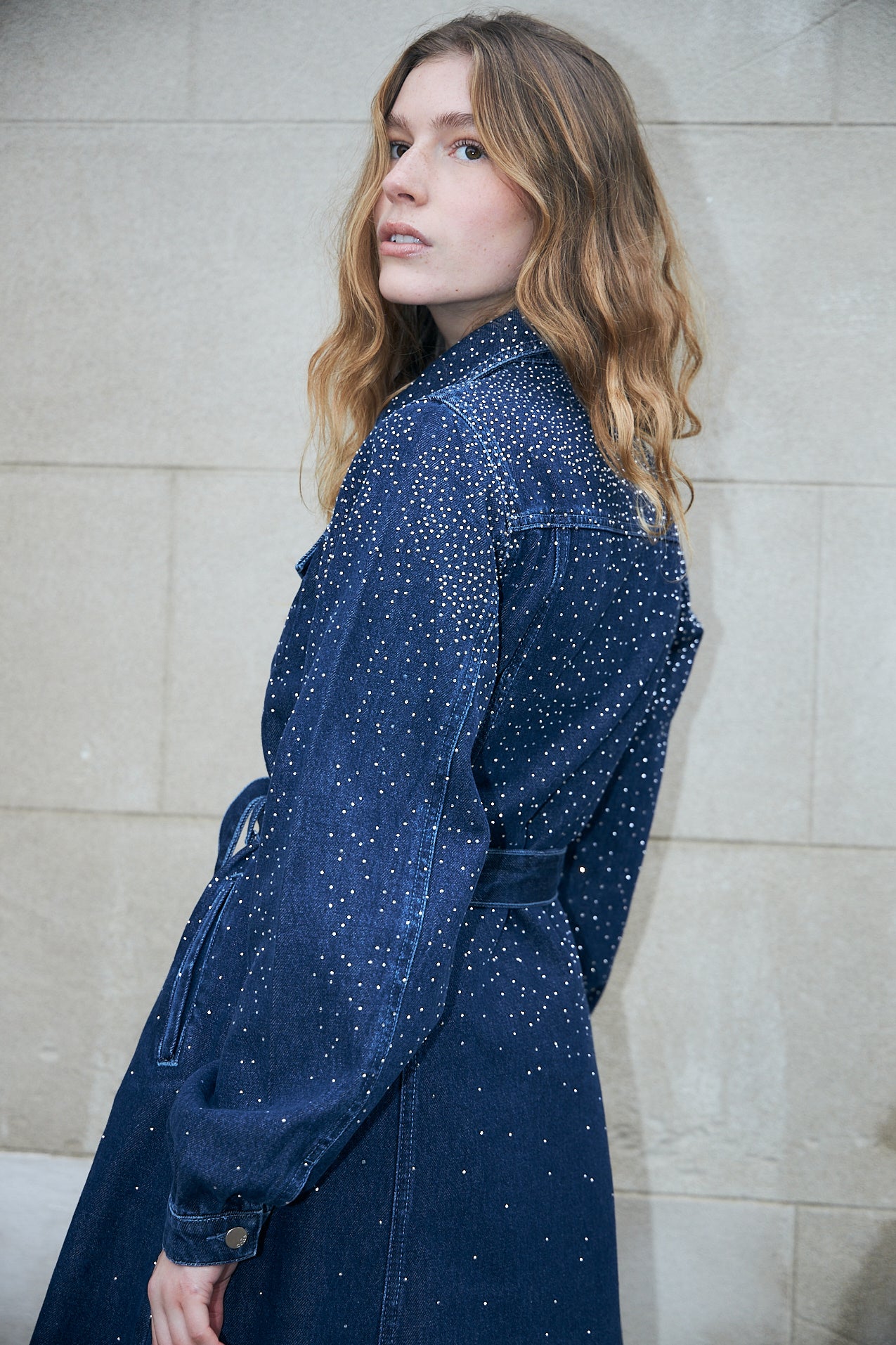 CRAS Celinecras Dress Dress 7032 Dark Blue Denim