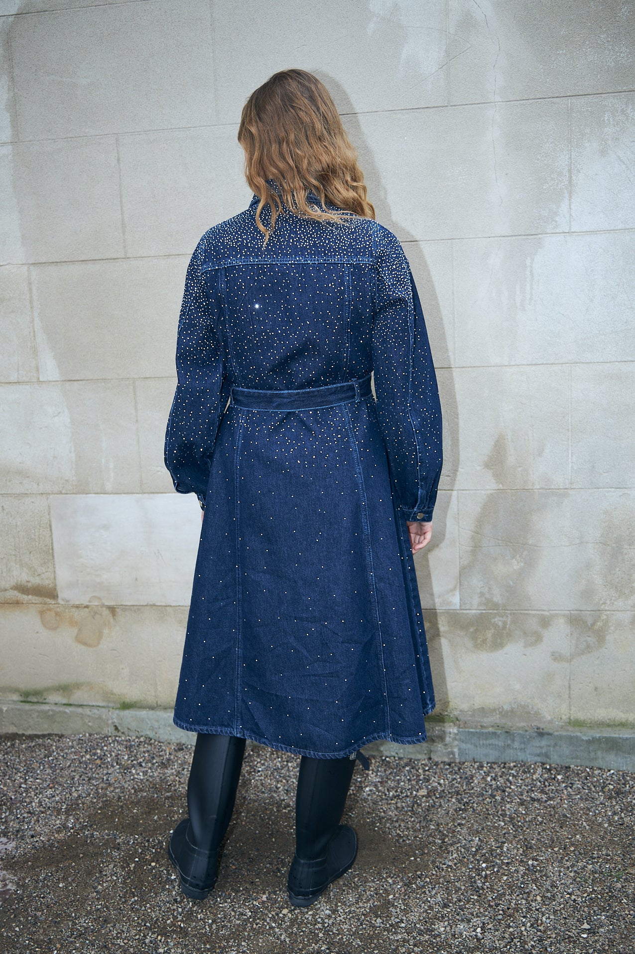 CRAS Celinecras Dress Dress 7032 Dark Blue Denim