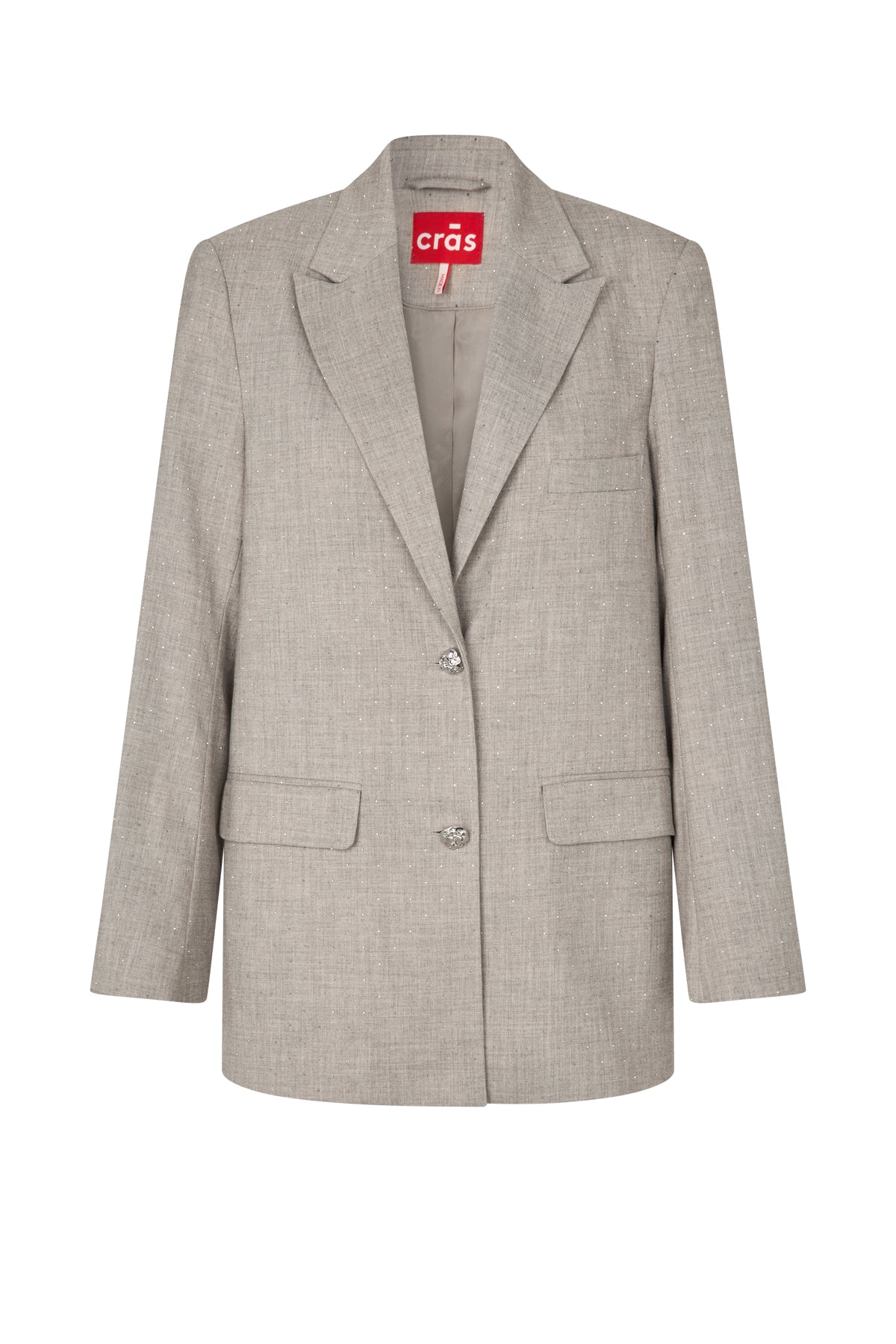 CRAS Dianacras Blazer Blazer 2014 Greige Rhinestone