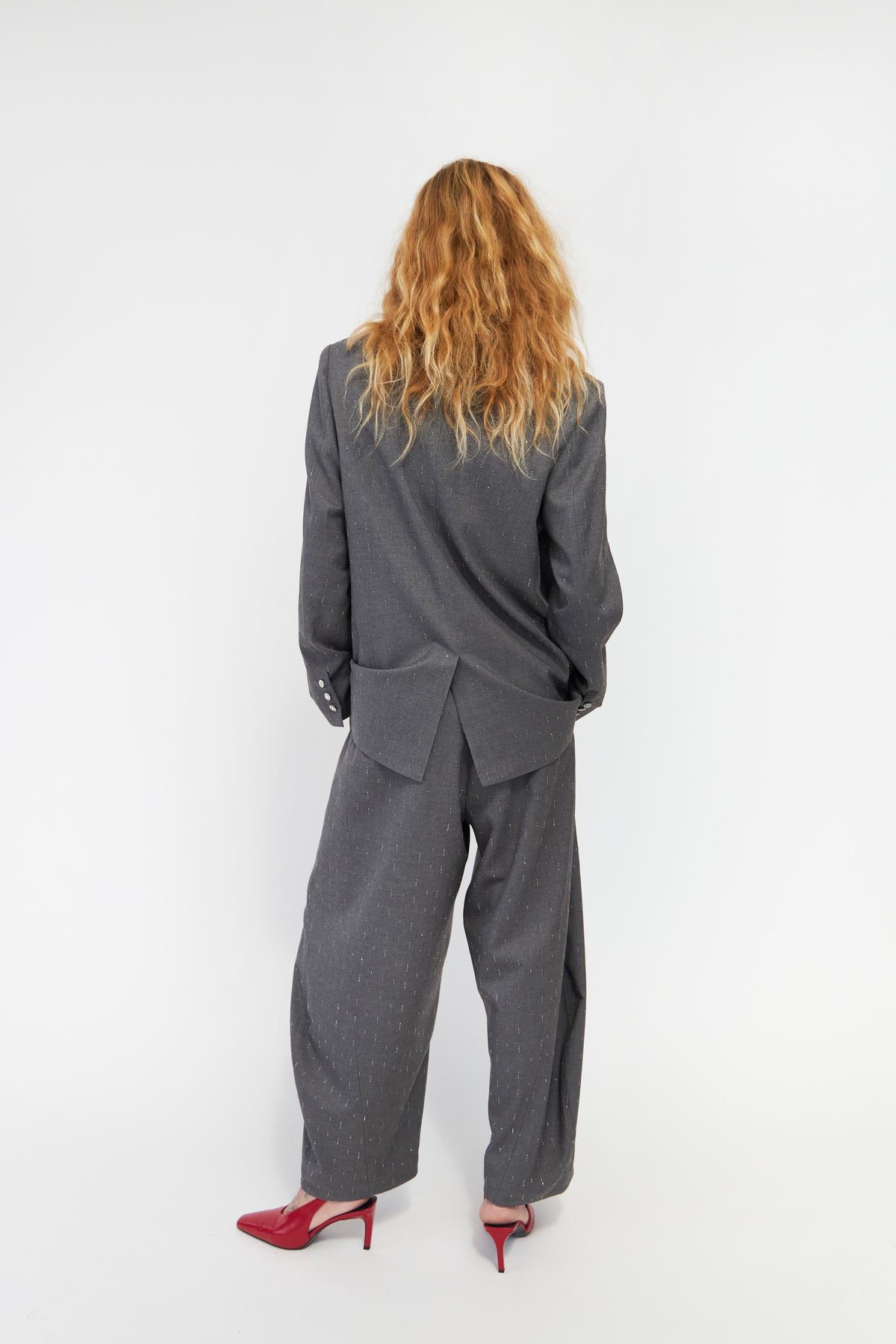 CRAS Dianacras Blazer Blazer Grey Melange
