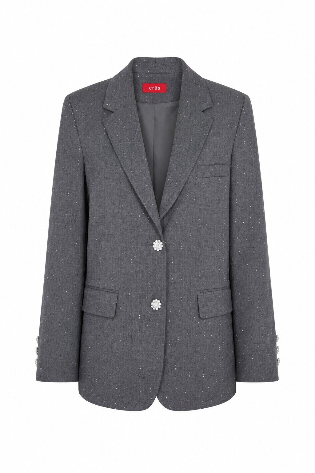 CRAS Dianacras Blazer Blazer Grey Melange
