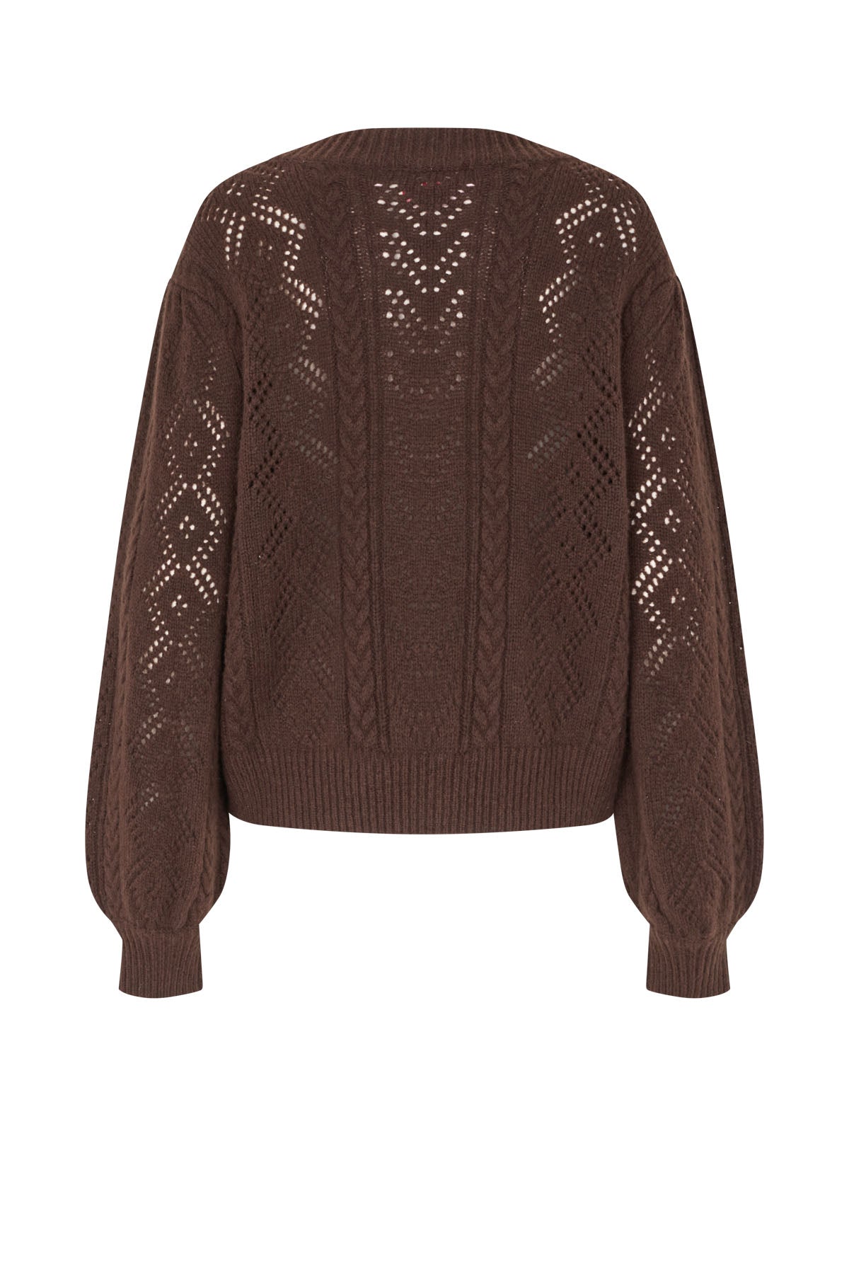 CRAS Elajacras cardigan Knit Chocolate Brown