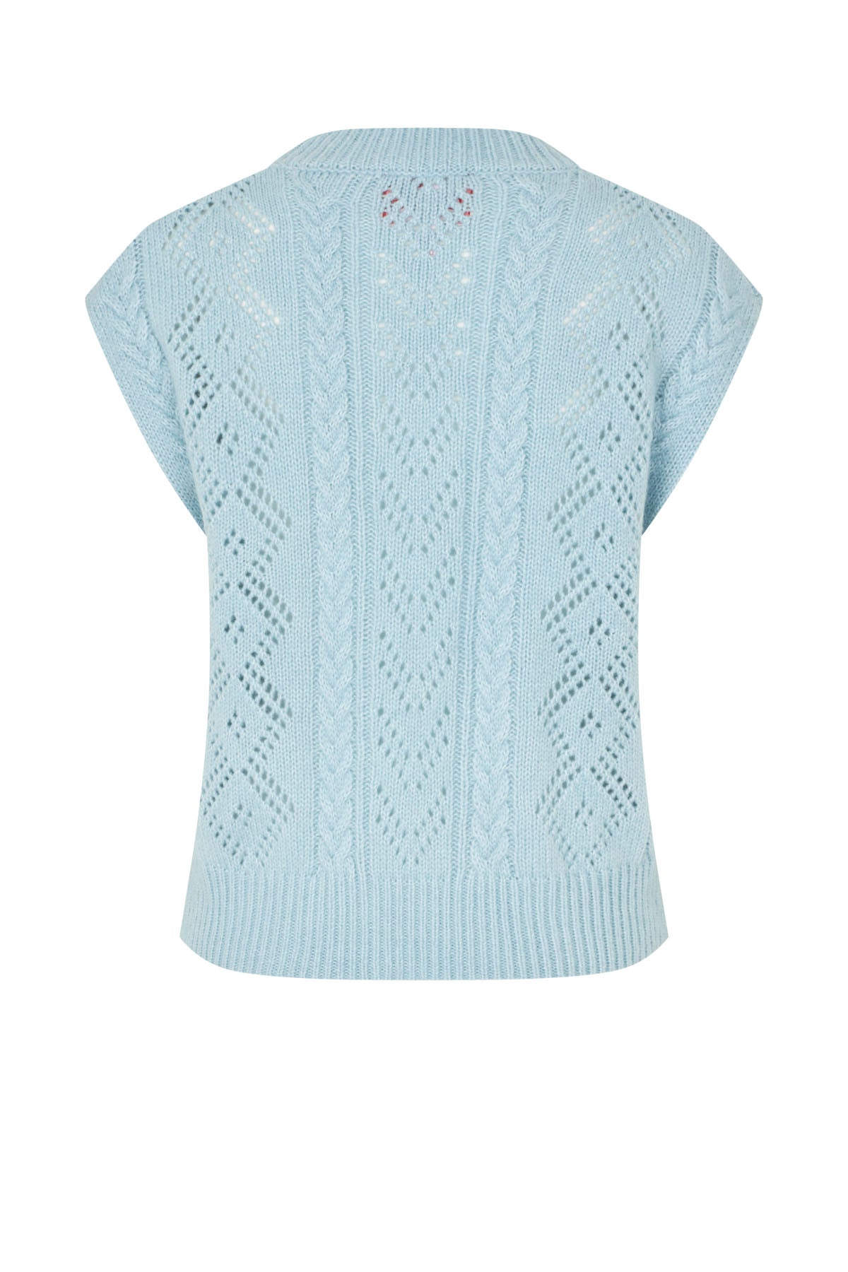 CRAS Elajacras vest Knit Ice Blue