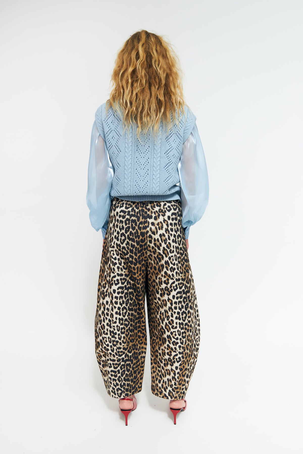 CRAS Elajacras vest Knit Ice Blue