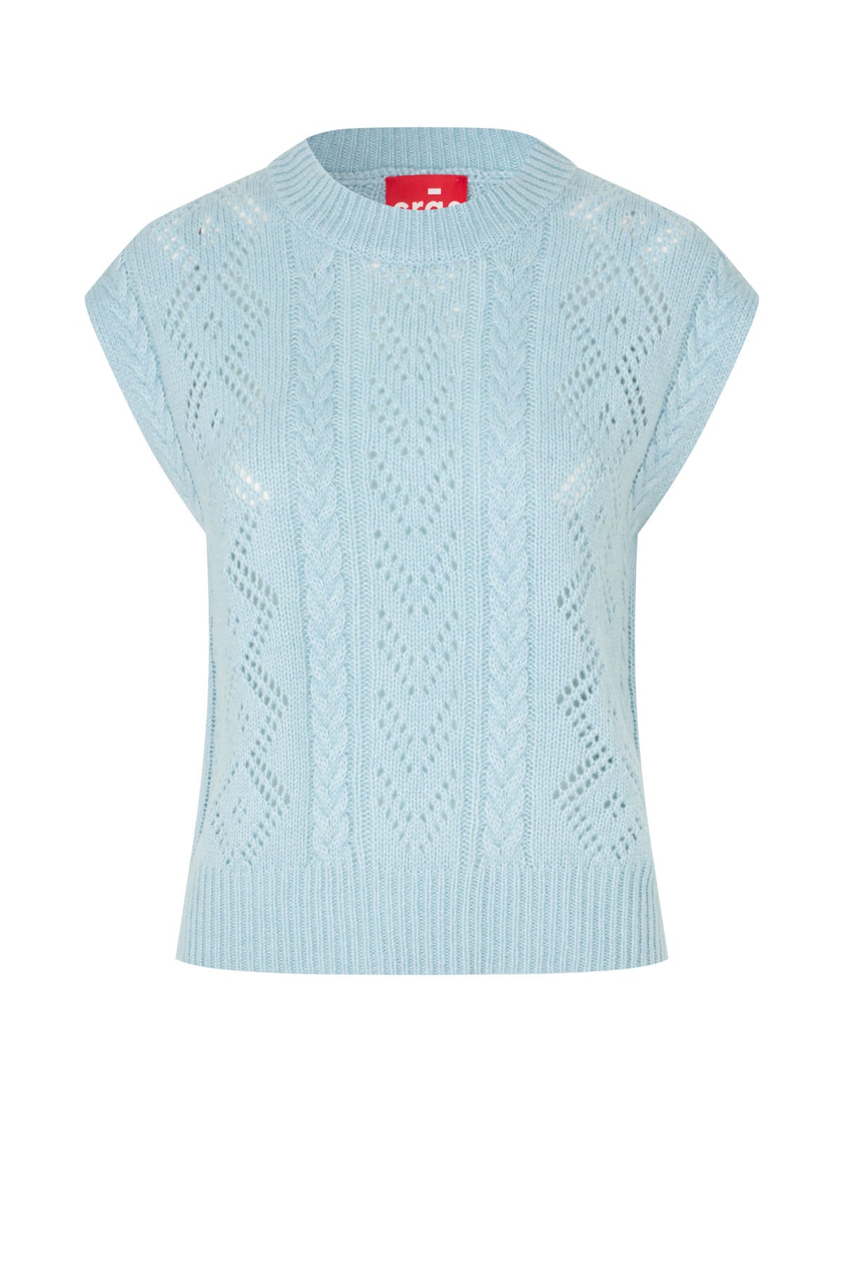 CRAS Elajacras vest Knit Ice Blue