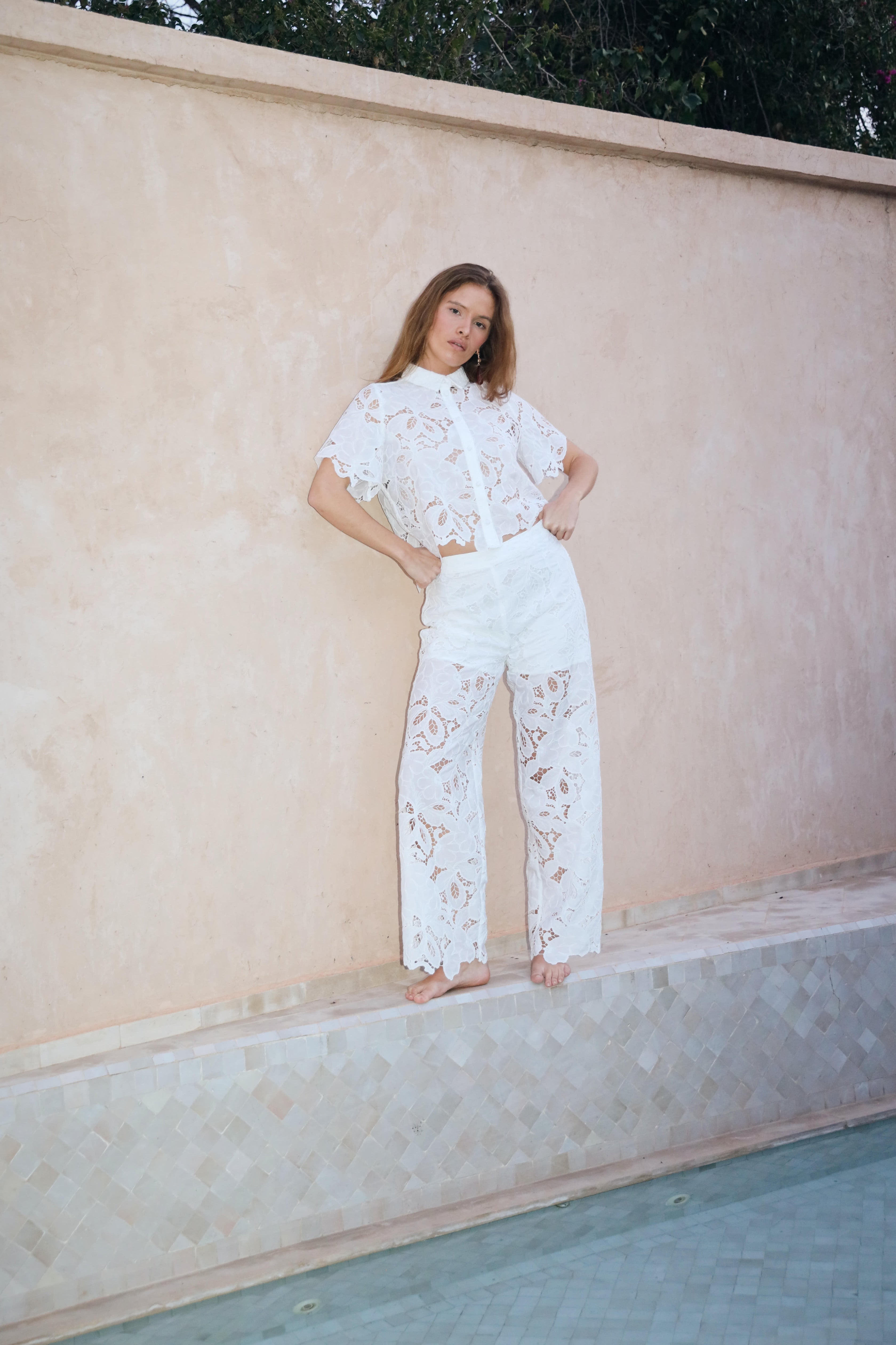 CRAS Floricras Pants Pants 1000 White