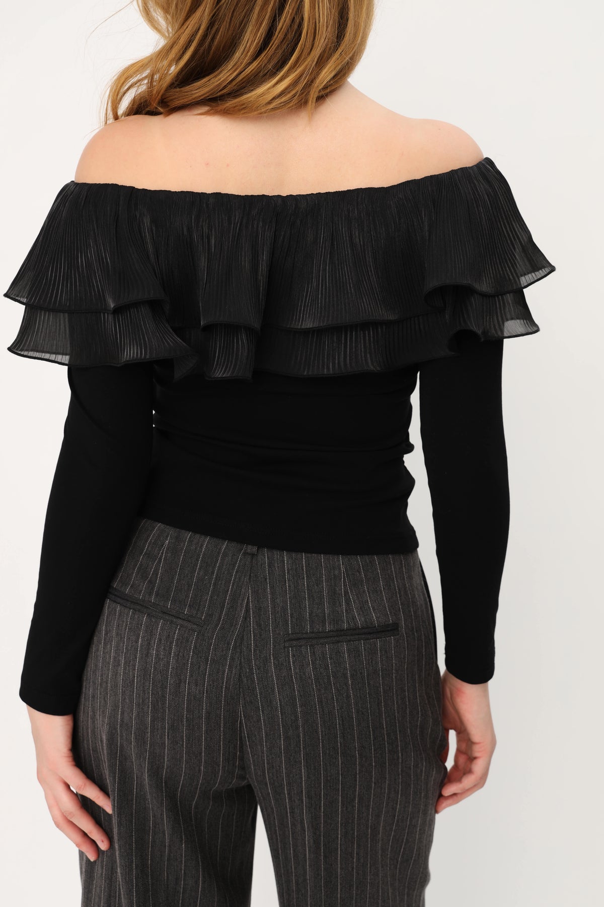 CRAS Flouncecras Blouse Blouse 9999 Black