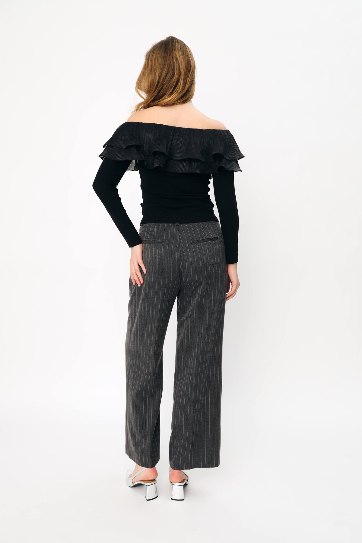 CRAS Flouncecras Blouse Blouse 9999 Black