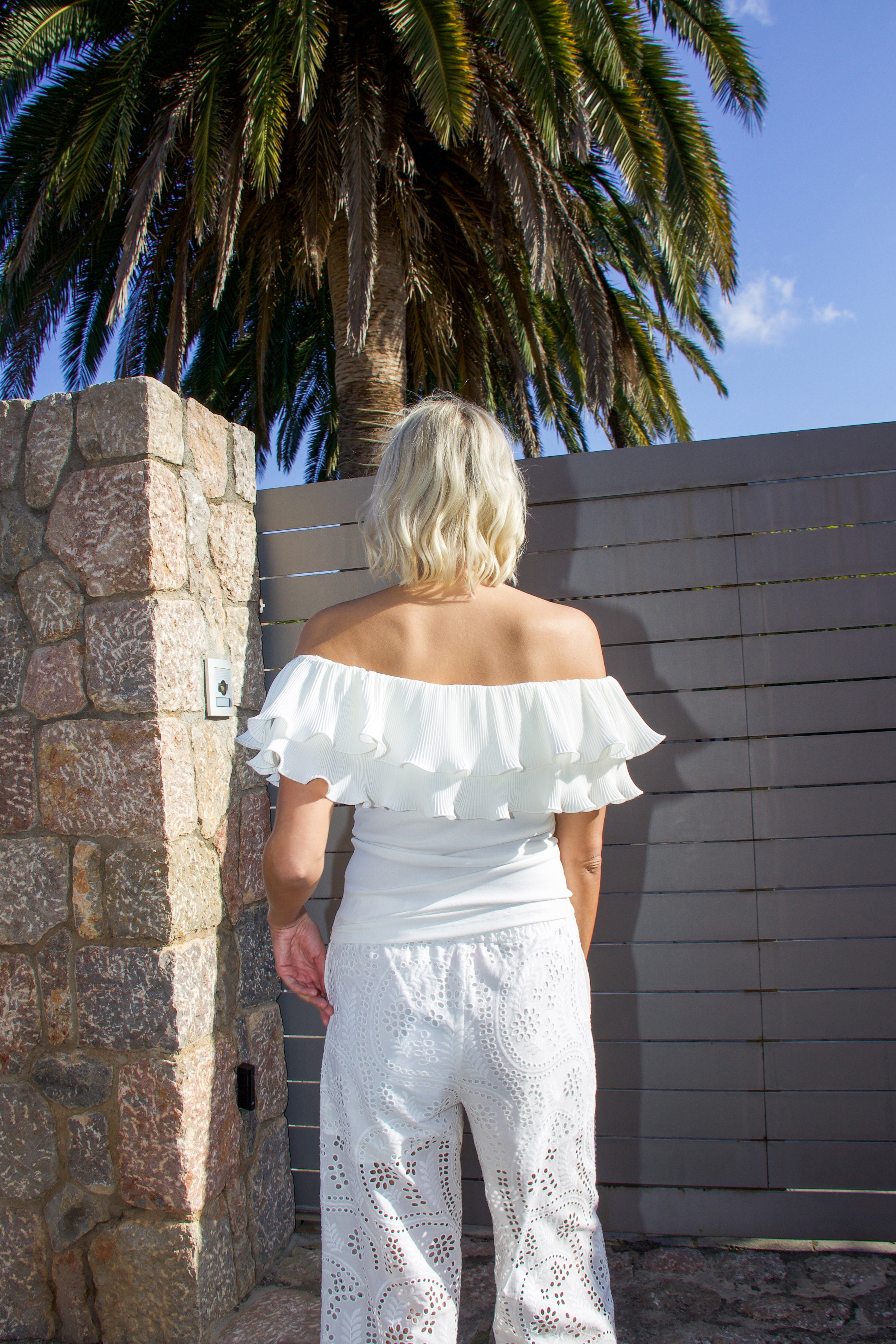 CRAS Flouncecras Top Top 1007 Off White