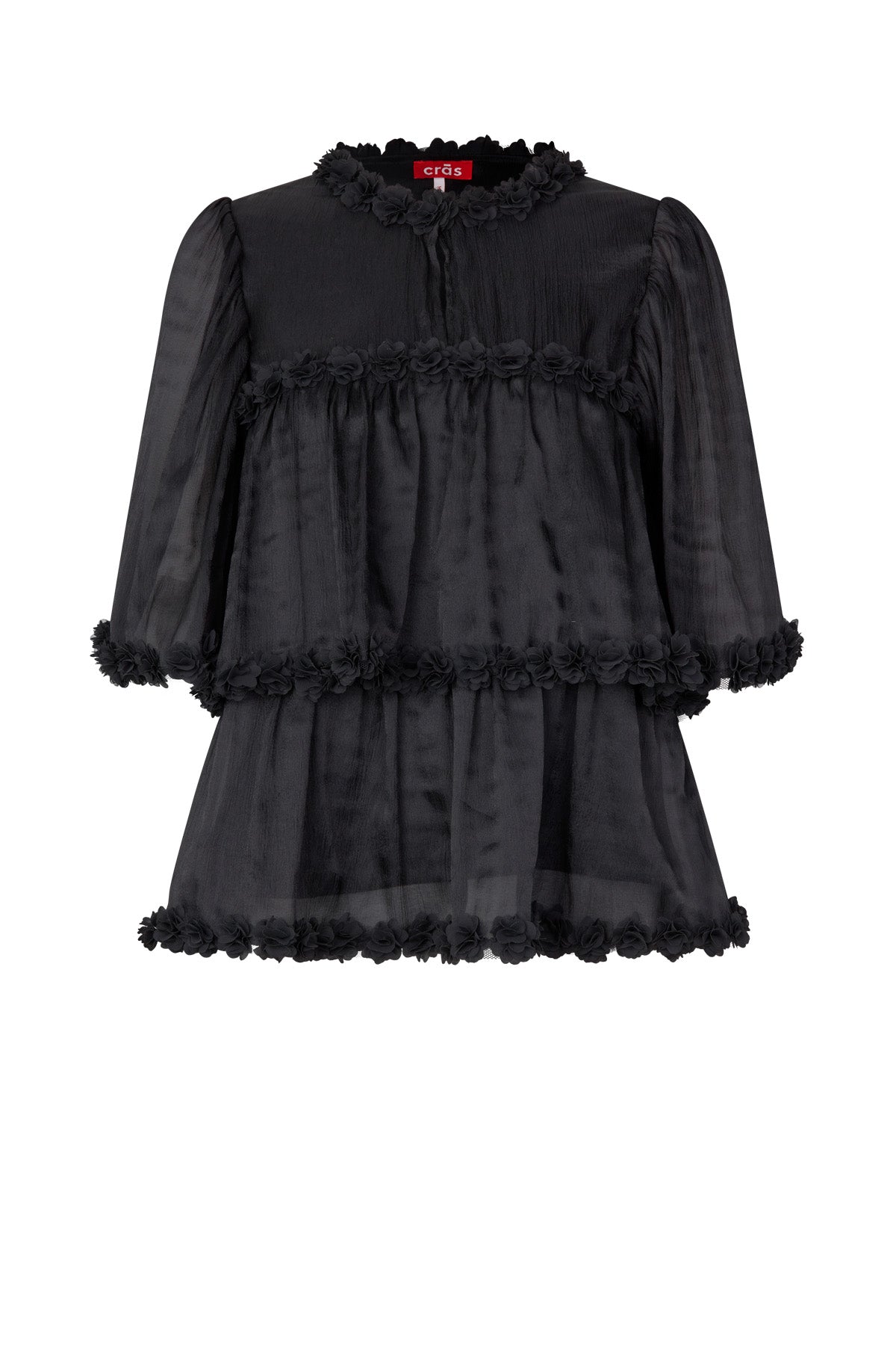 CRAS Flowcras Blouse Blouse 9999 Black