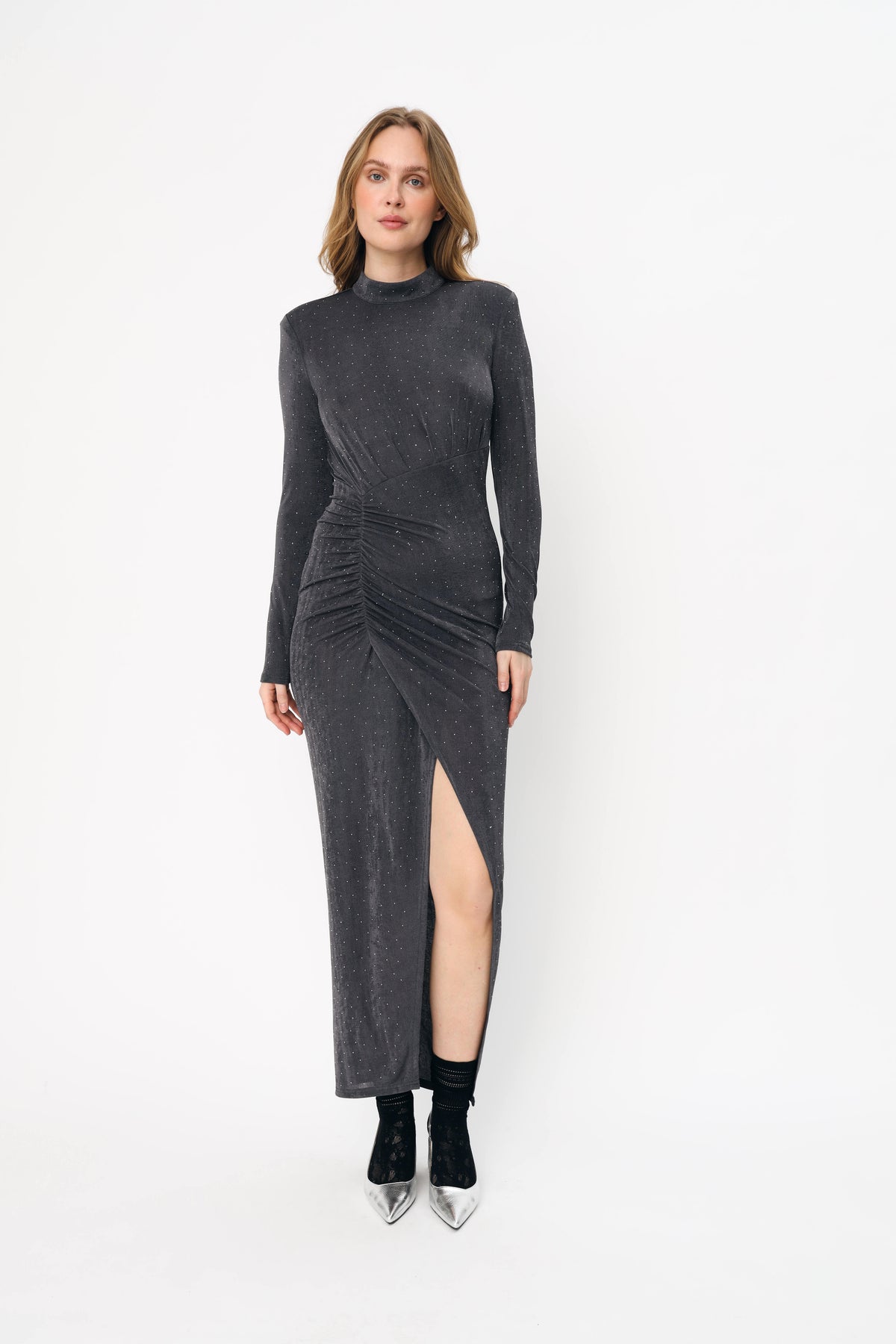 CRAS Glorycras Dress Dress 9010 Grey Silver