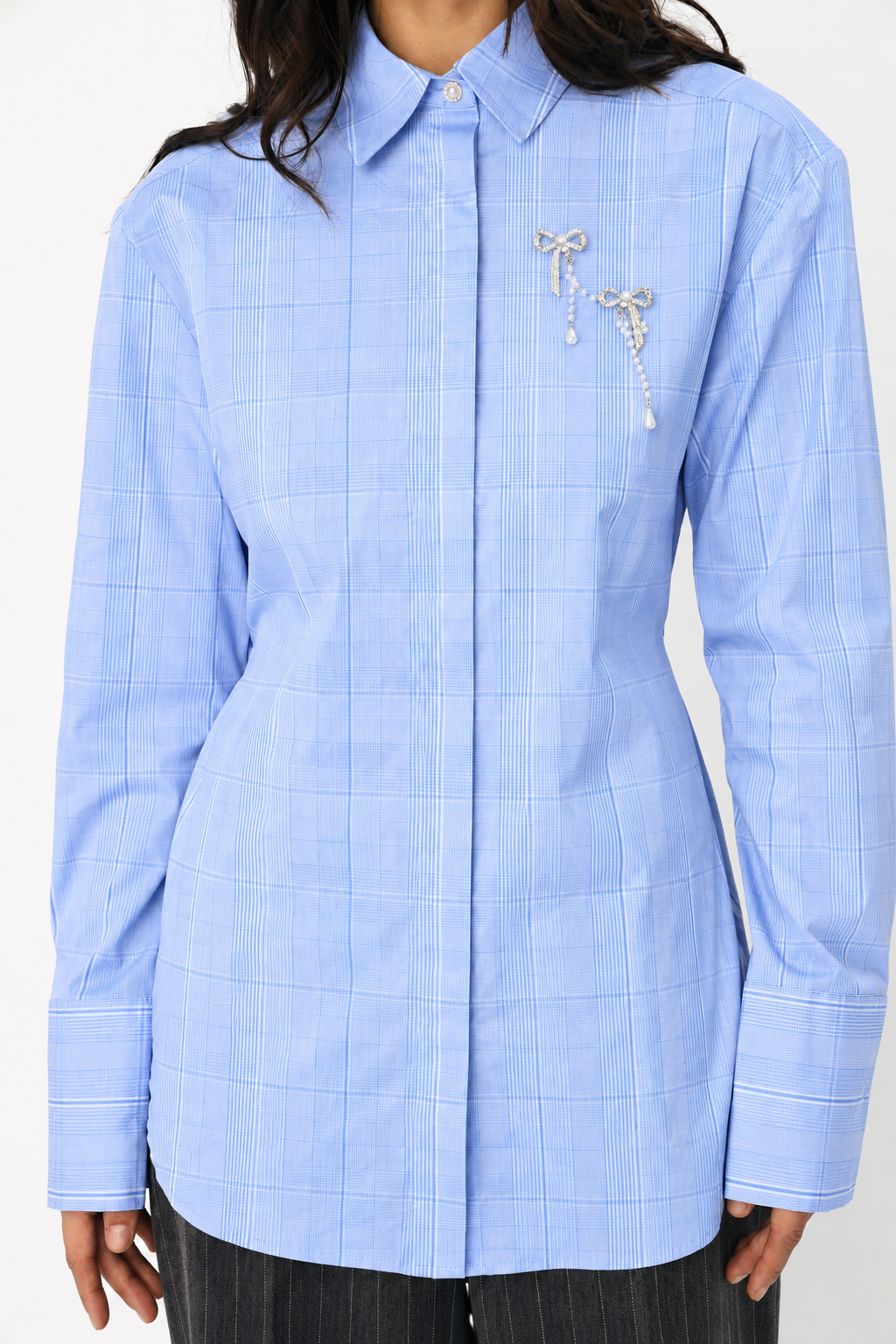 CRAS Graciecras Shirt Shirt 8152 Blue Check