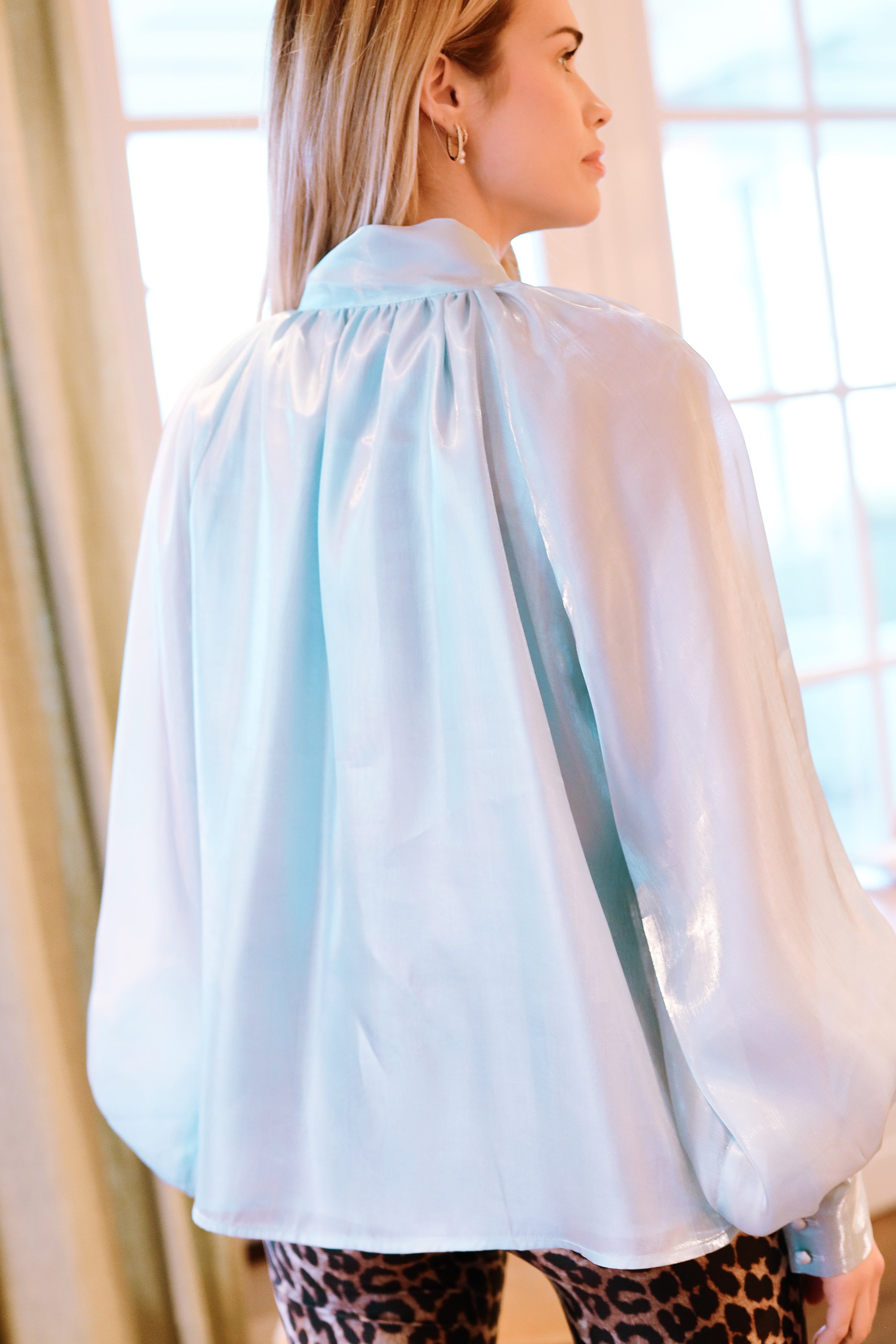 CRAS Jackiecras Blouse Blouse 7022 Baby Blue