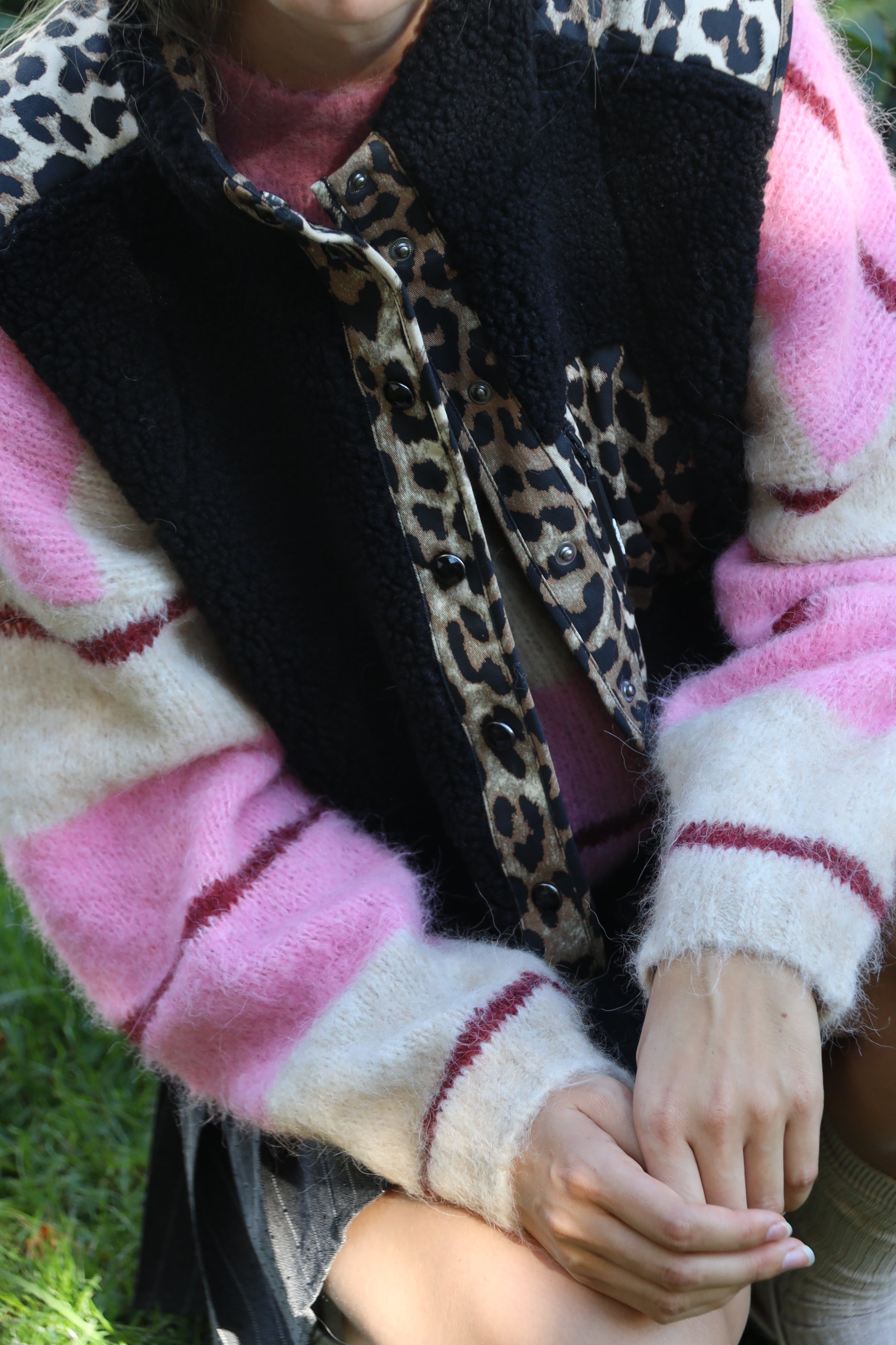Cras Exclusive Janicecras Vest Jacket 8067 Urban Leo