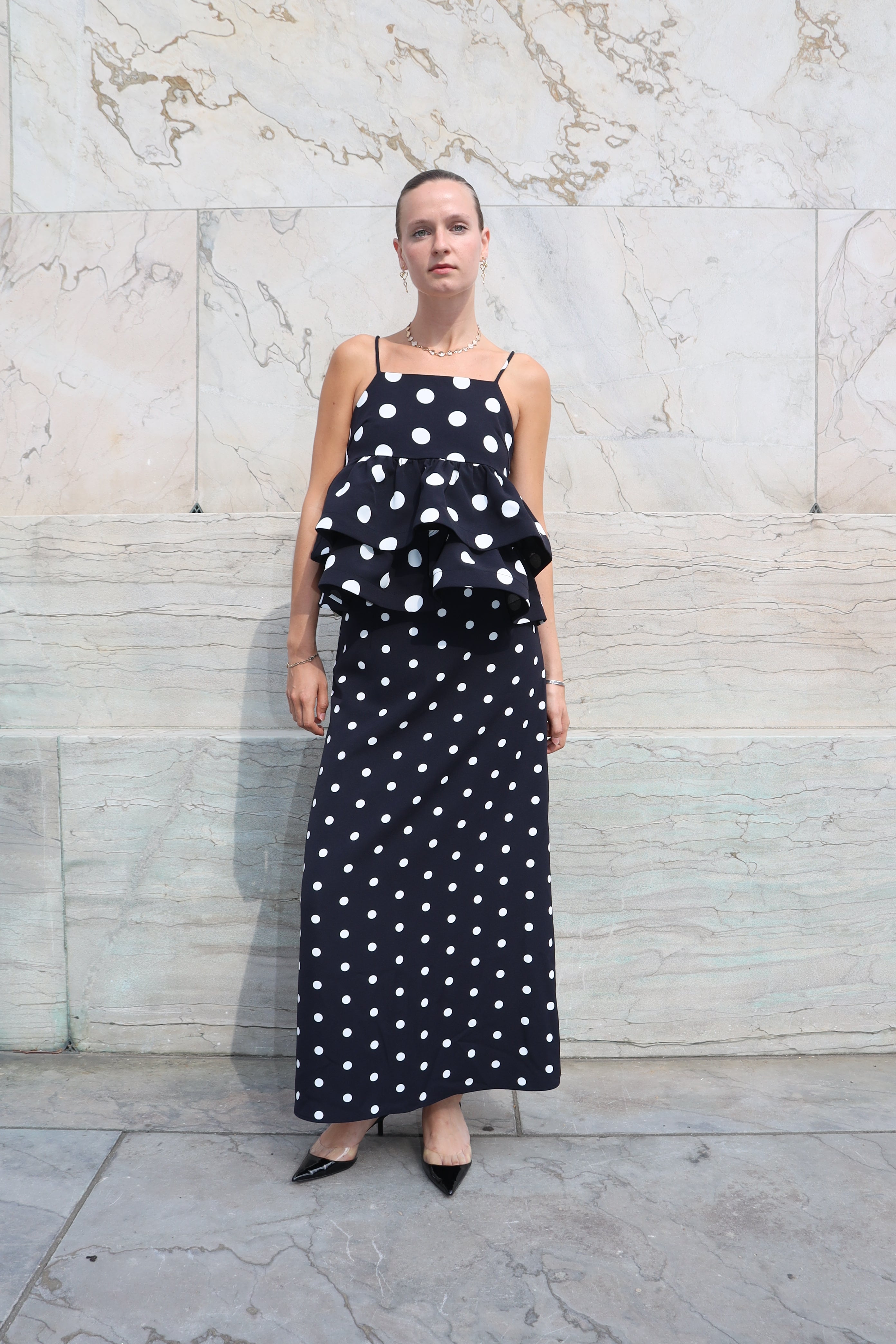 CRAS Josellecras Top Top 8140 Black Polka Grande