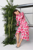 Lara Dress - Pink Rosette