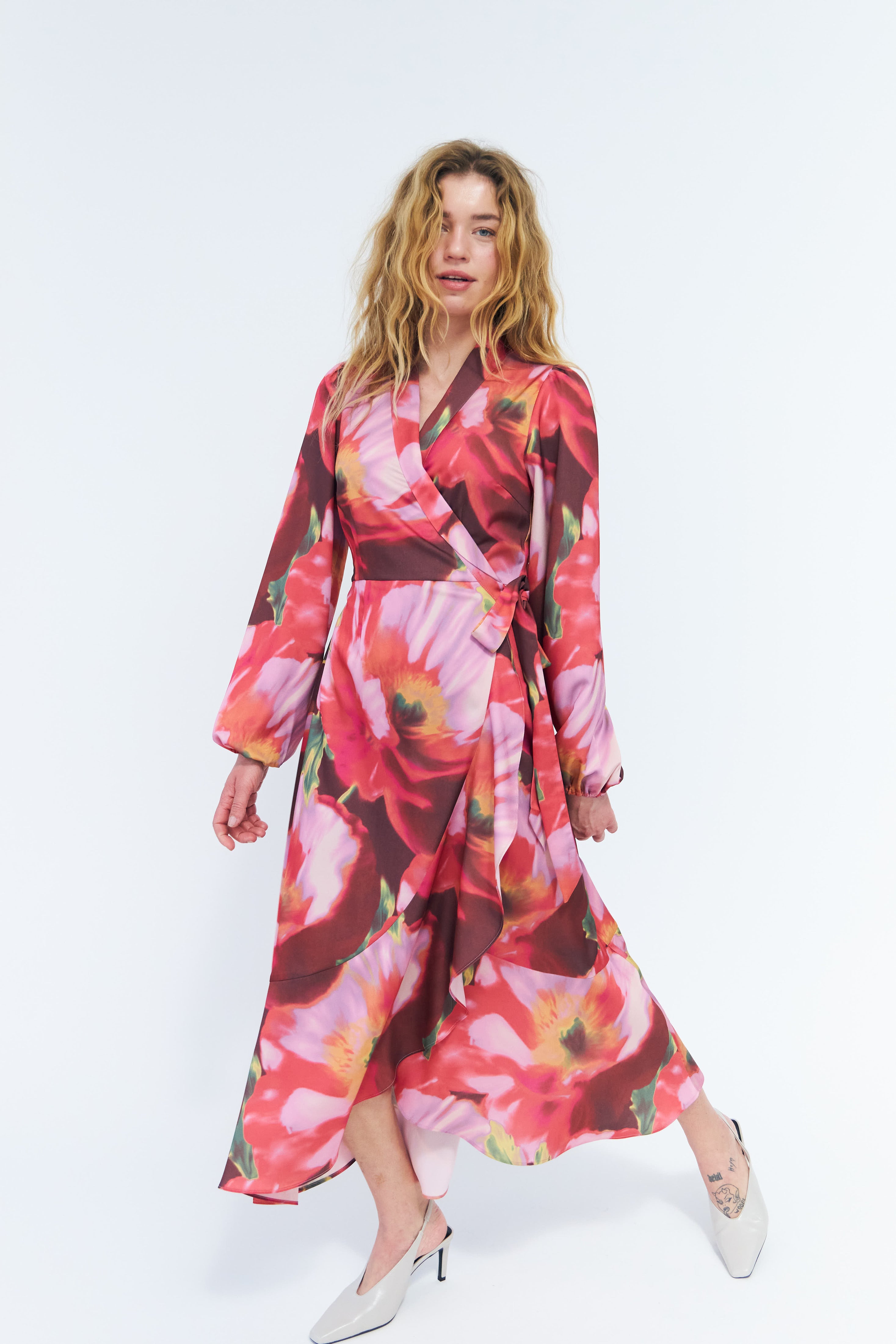 CRAS Lara Dress Dress Poppy Flower Red