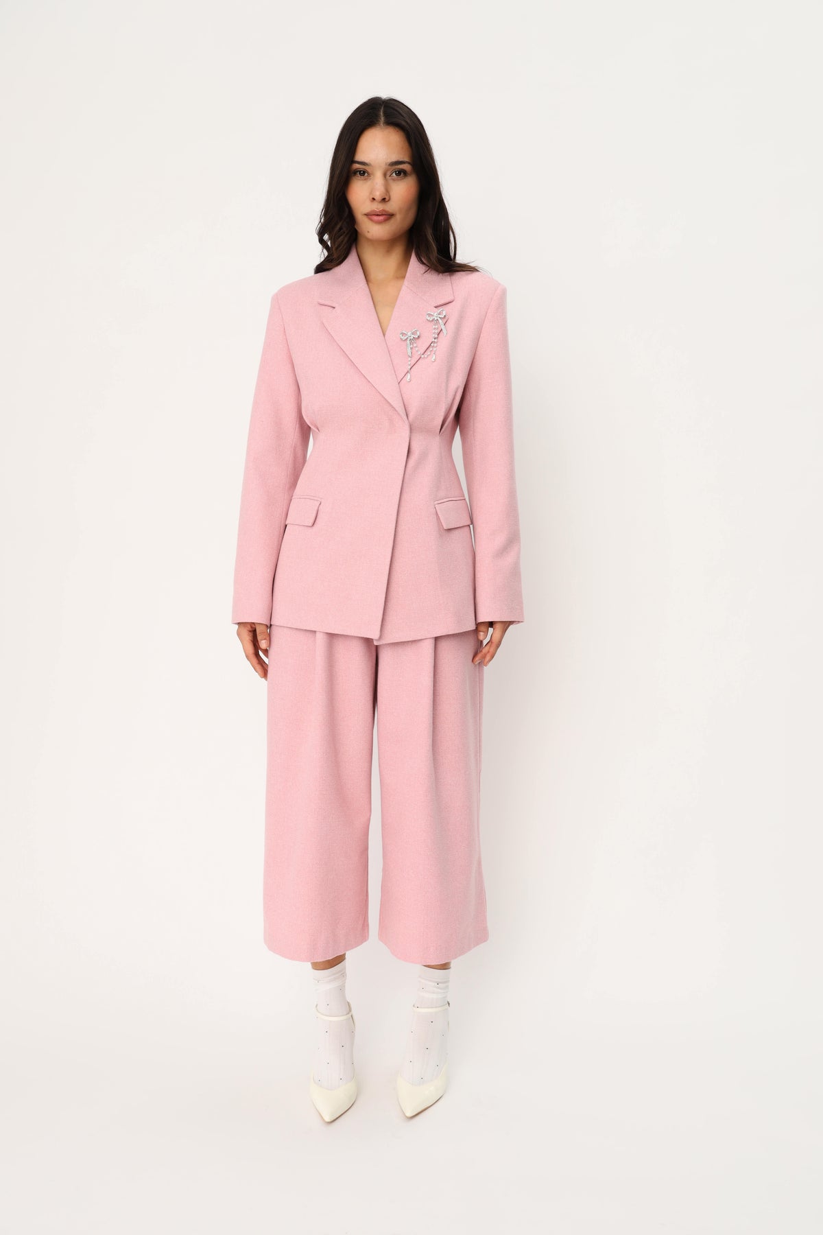 CRAS Leonoracras Pants Pants 4060 Pink Melange