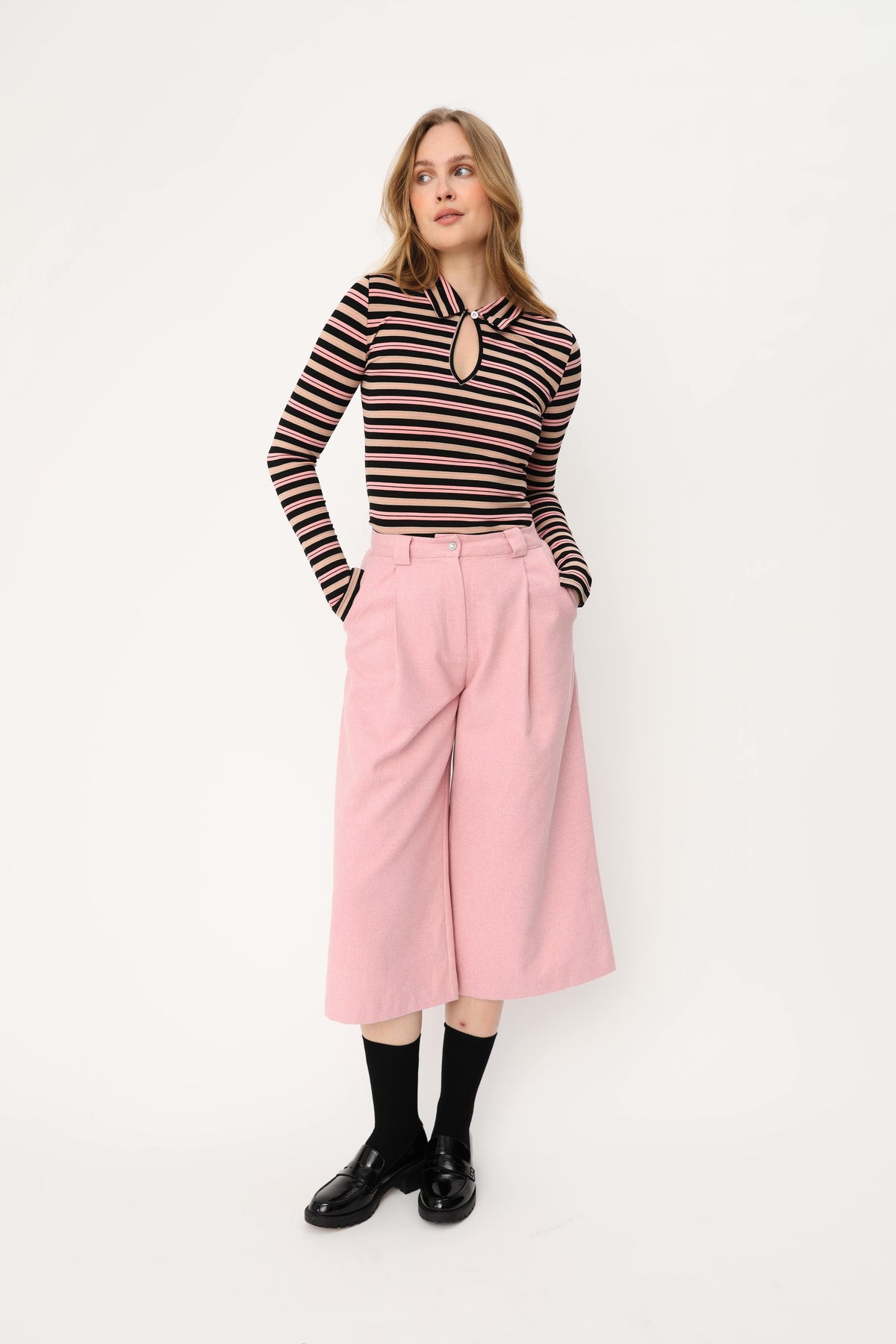 CRAS Leonoracras Pants Pants 4060 Pink Melange