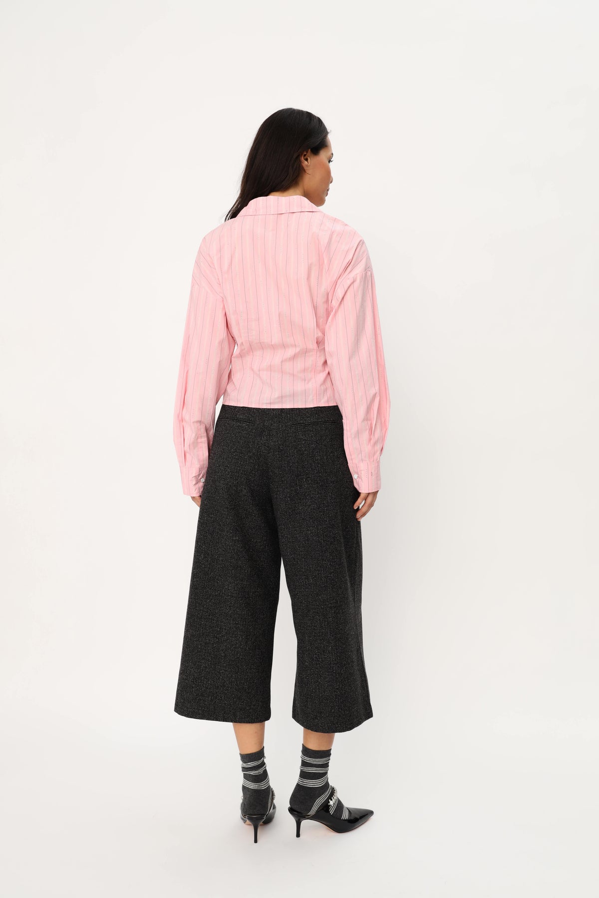 CRAS Leonoracras Pants Pants 9002 Salt and Pepper