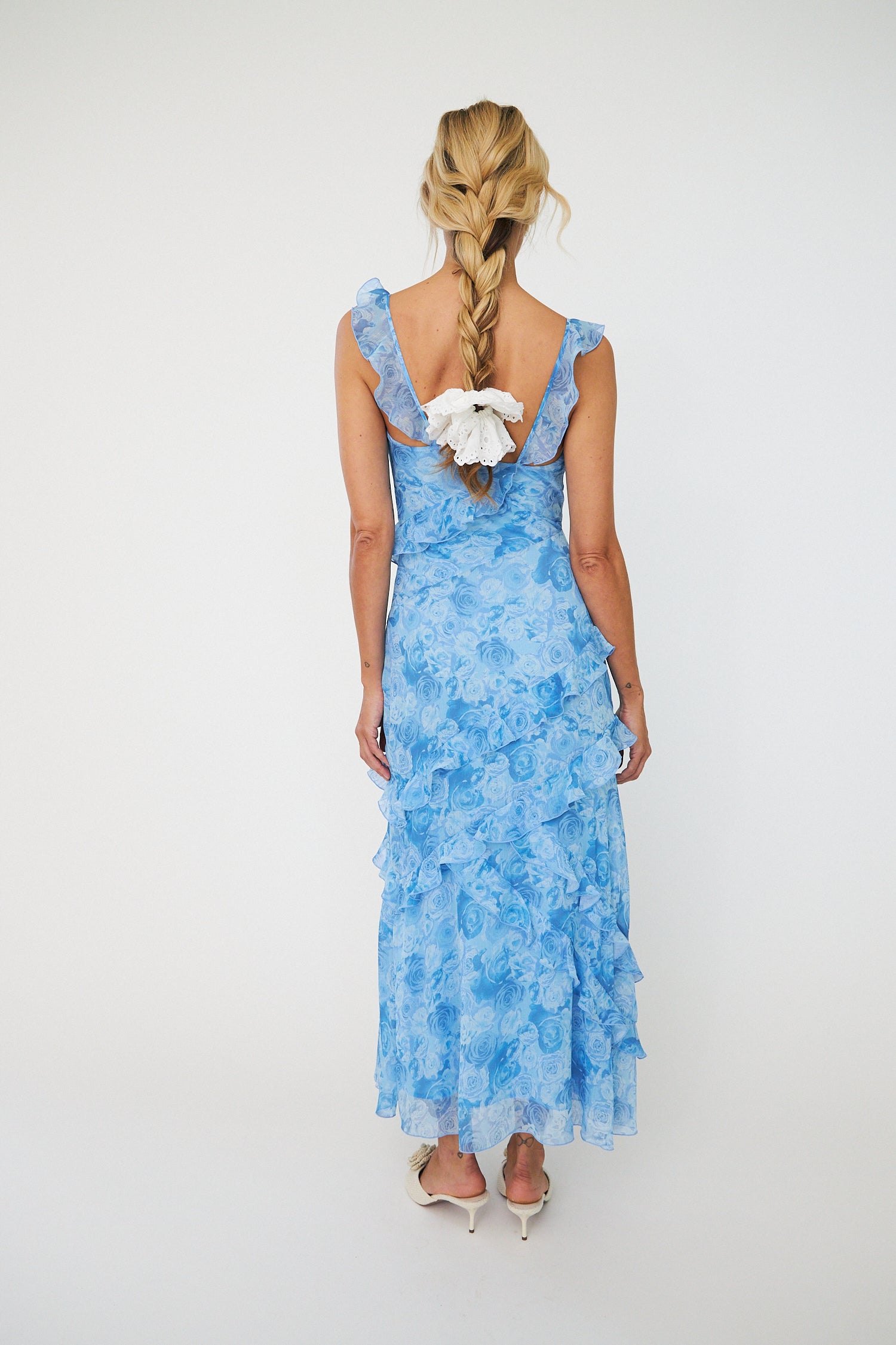 CRAS Levinecras Dress Dress 8157 Blue Rosengarden