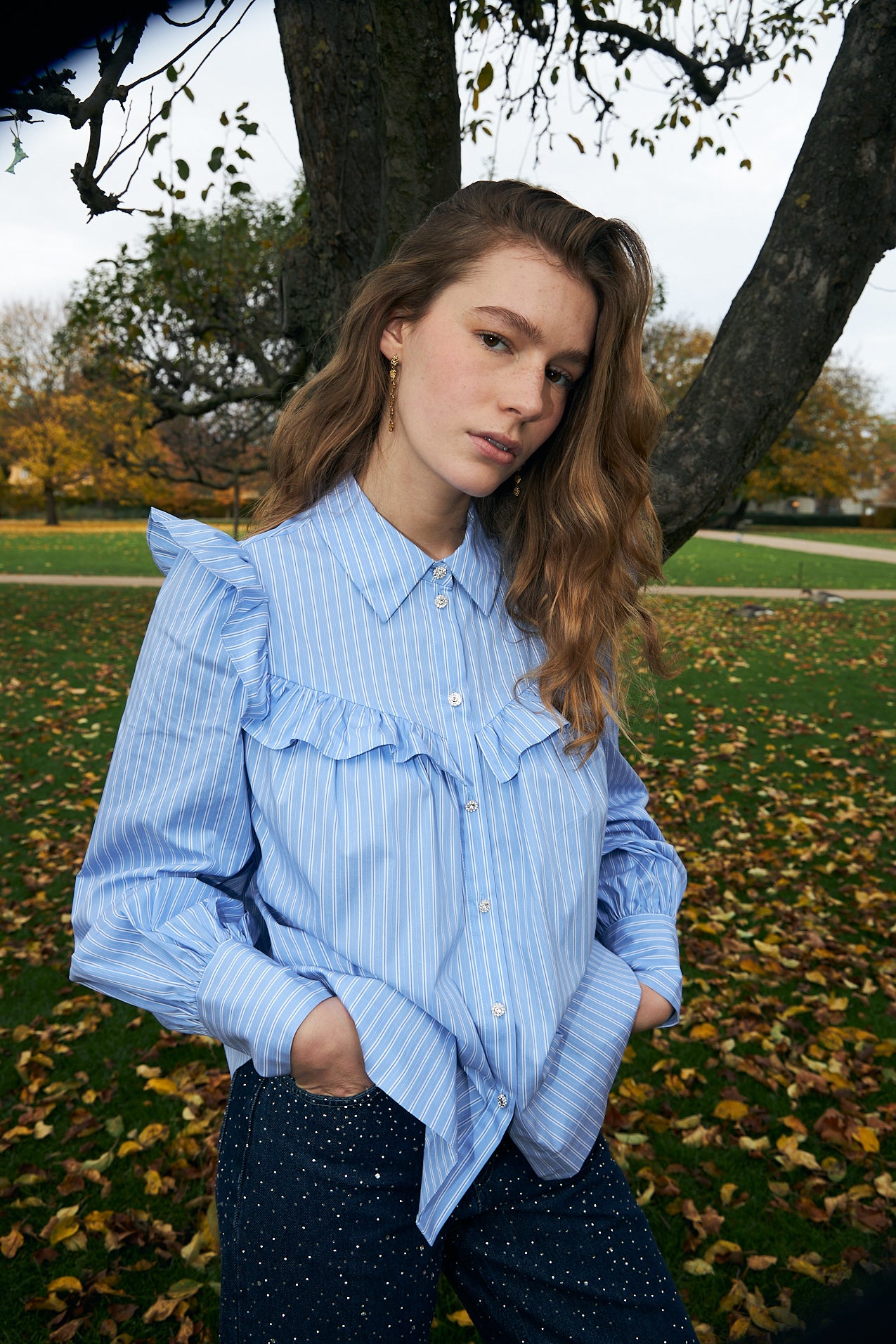 CRAS Liviacras Shirt Shirt 8061 Blue Stripe