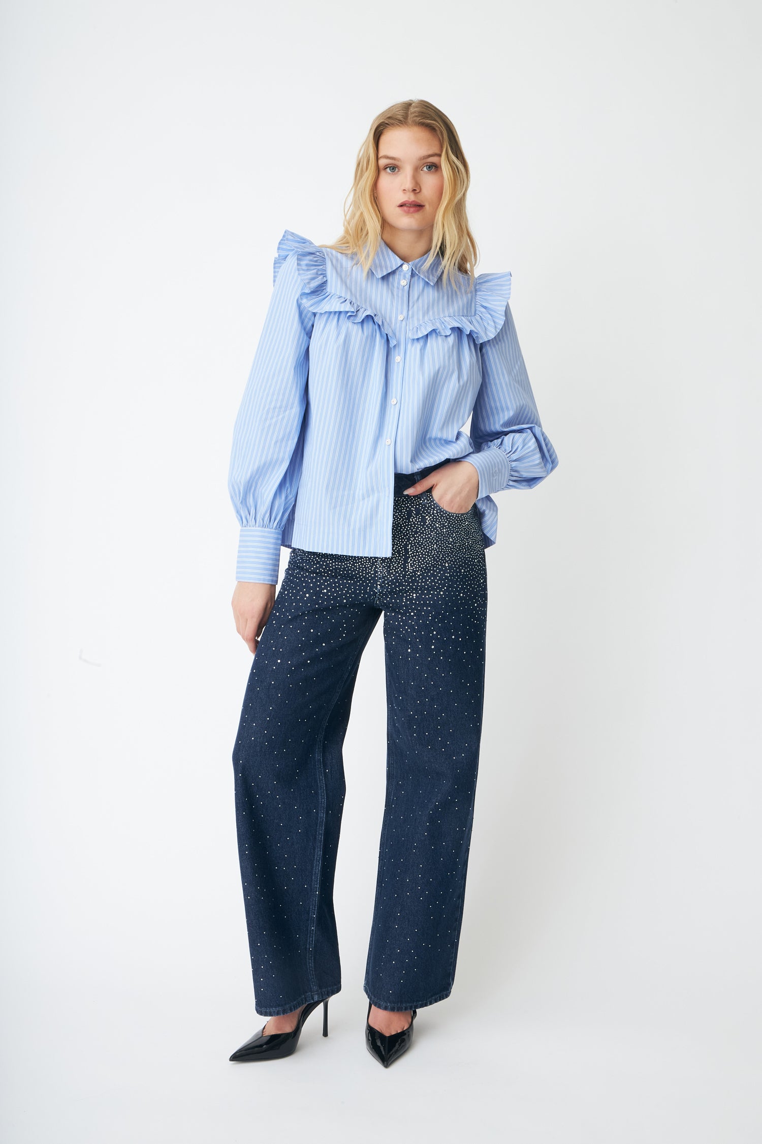 CRAS Liviacras Shirt Shirt 8061 Blue Stripe