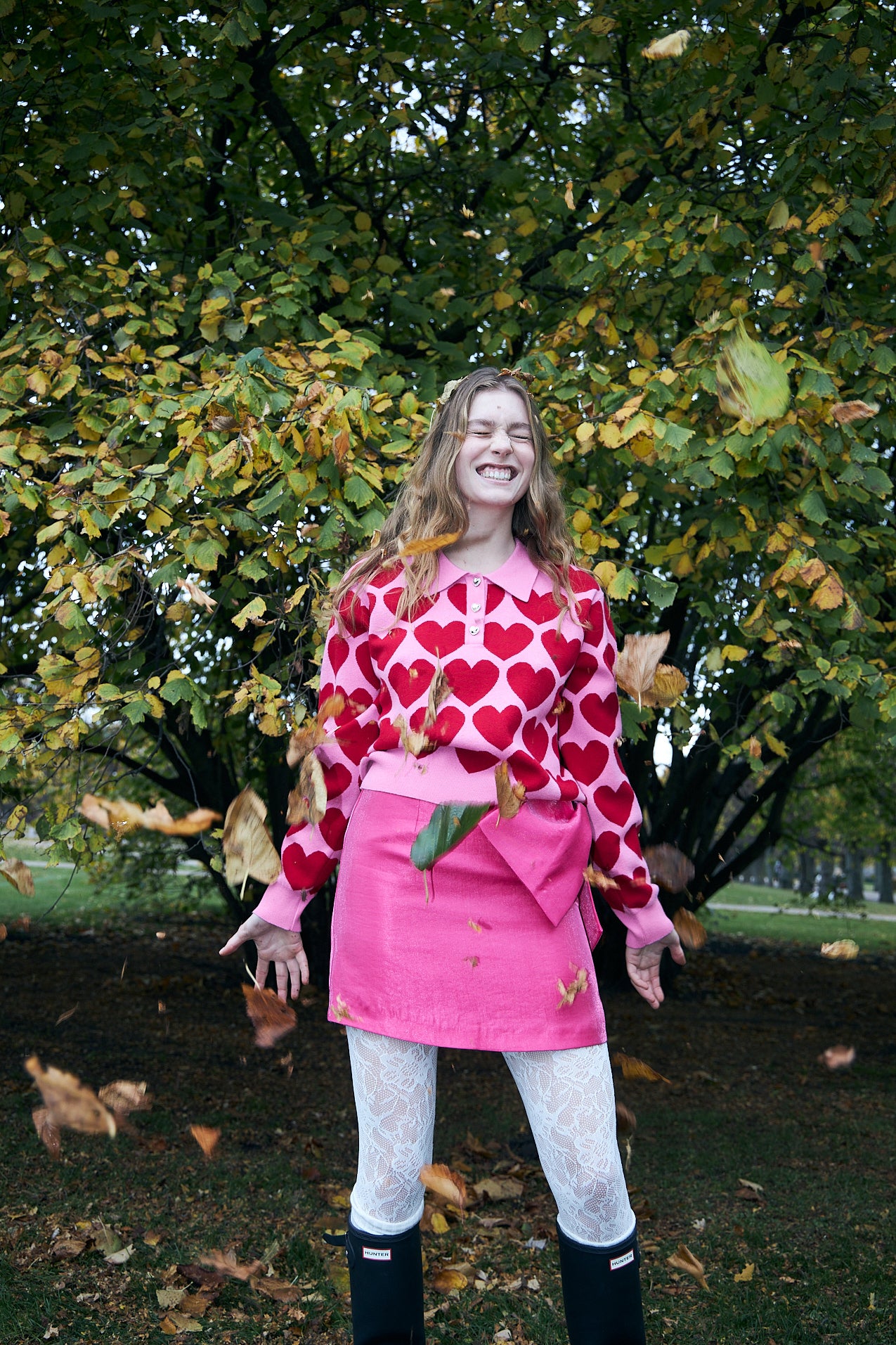 CRAS Lovemycras Pullover Knit 4016 Pink Hearts